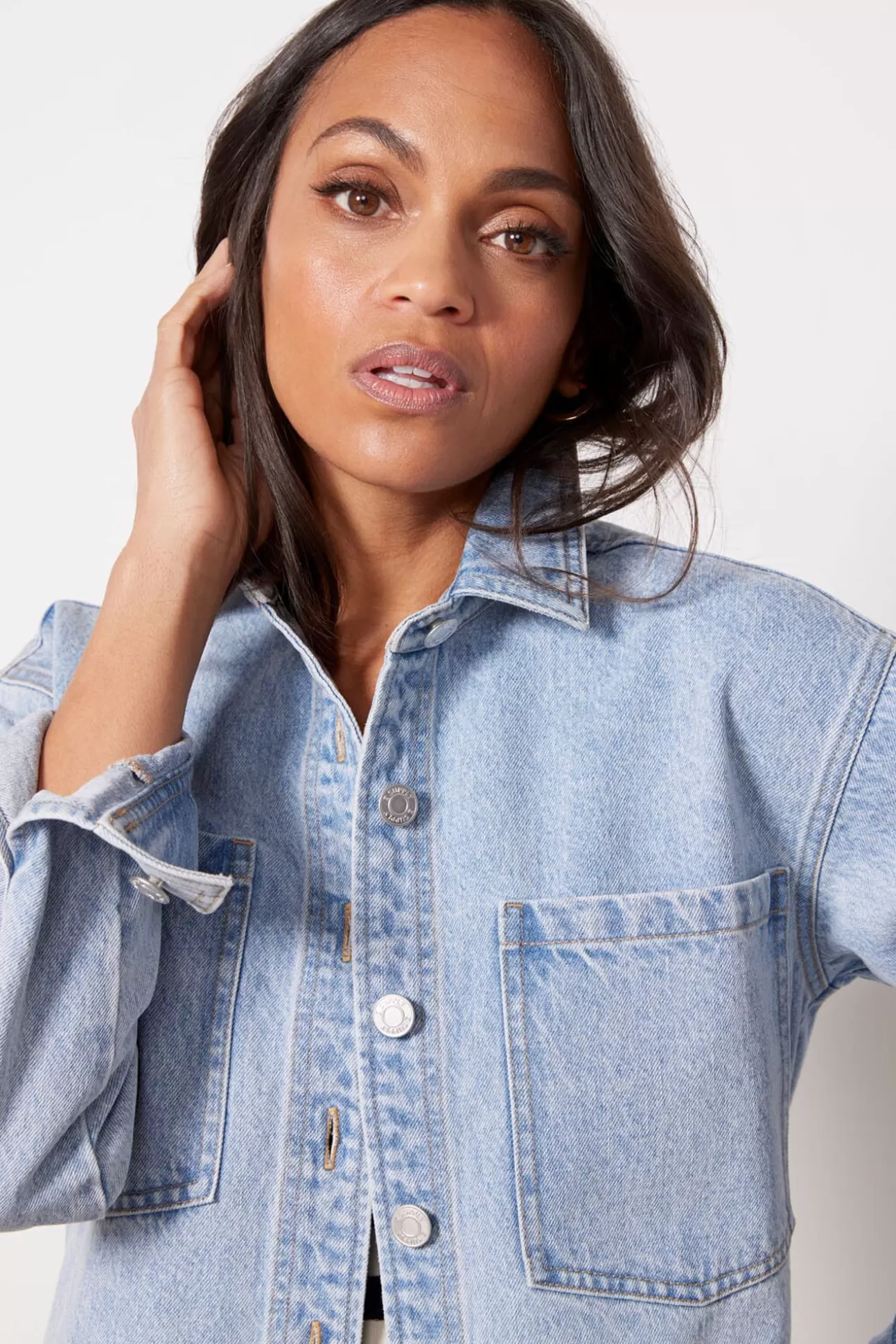 All Day Cropped Denim Jacket^Z SUPPLY Fashion