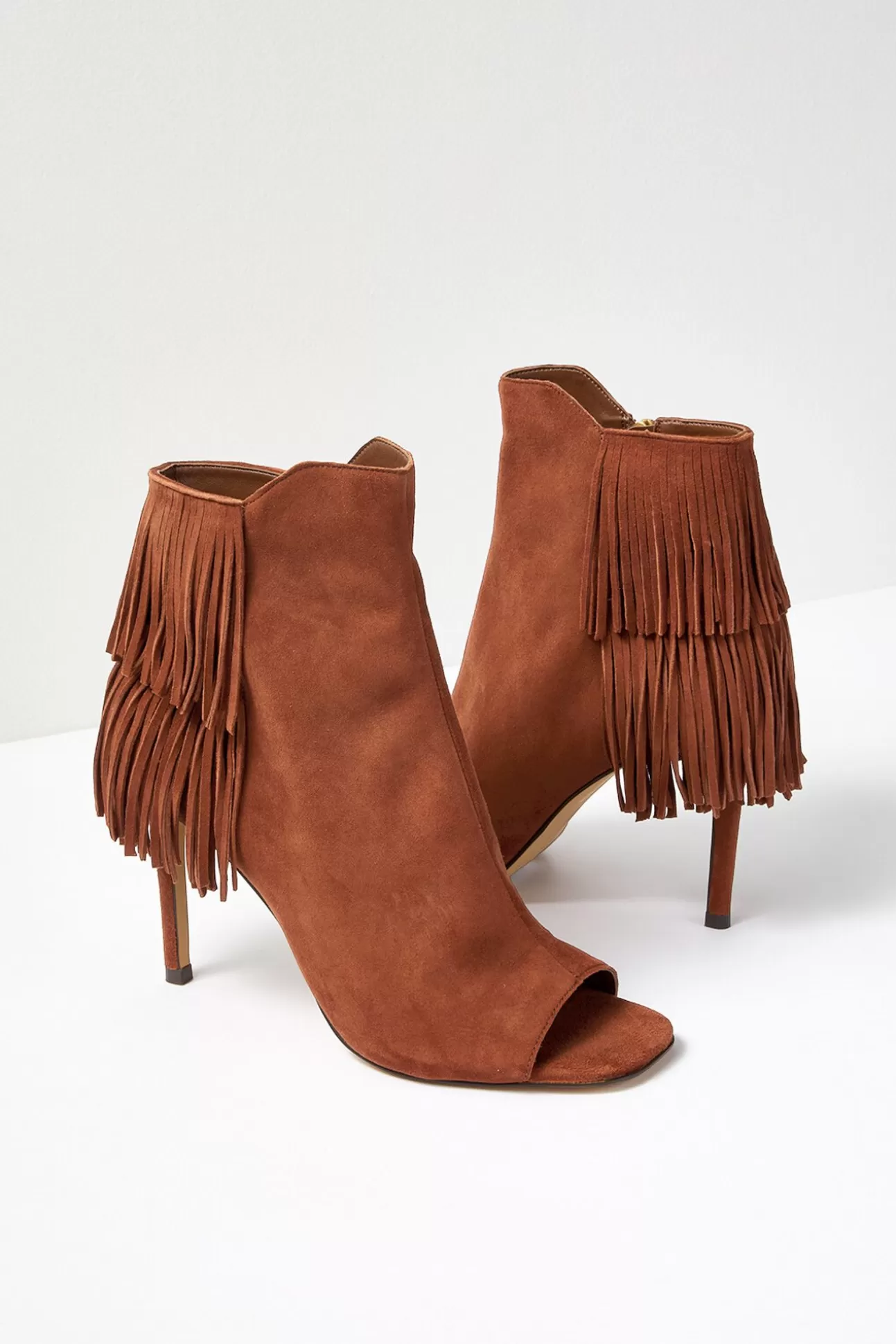 Amendala Fringe Open Toe Bootie^VINCE CAMUTO Best