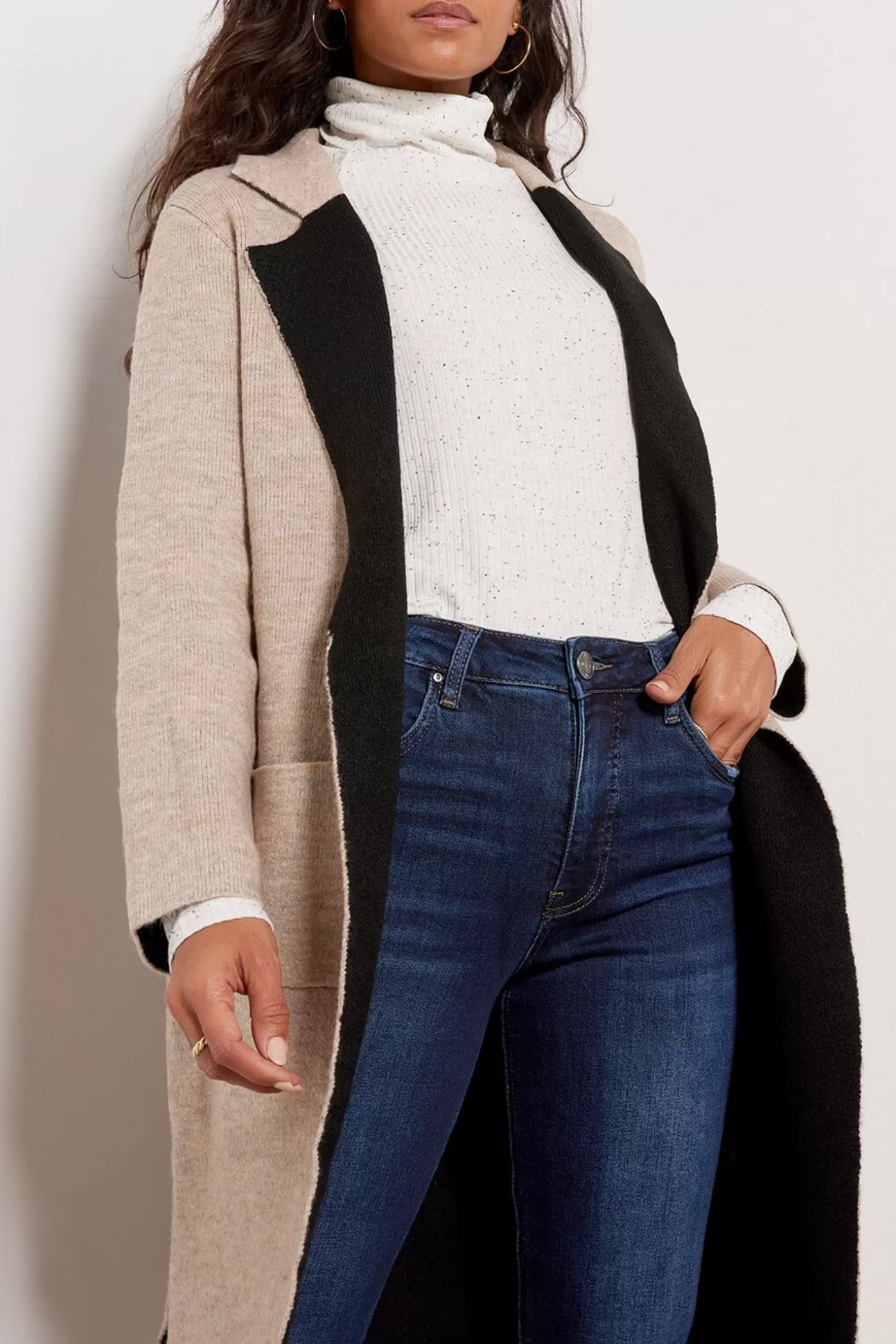 Belted Long Sweater Coat^JOHN + JENN Cheap