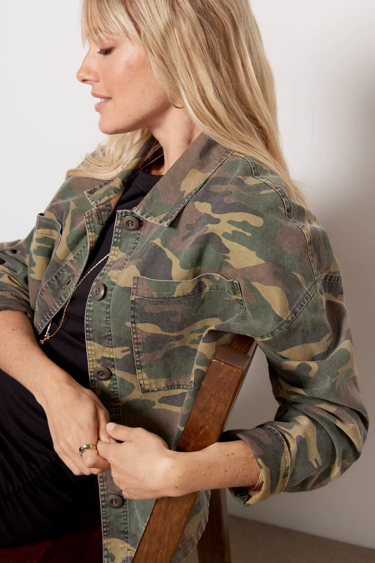 Camo Shacket^SUNDRY Hot