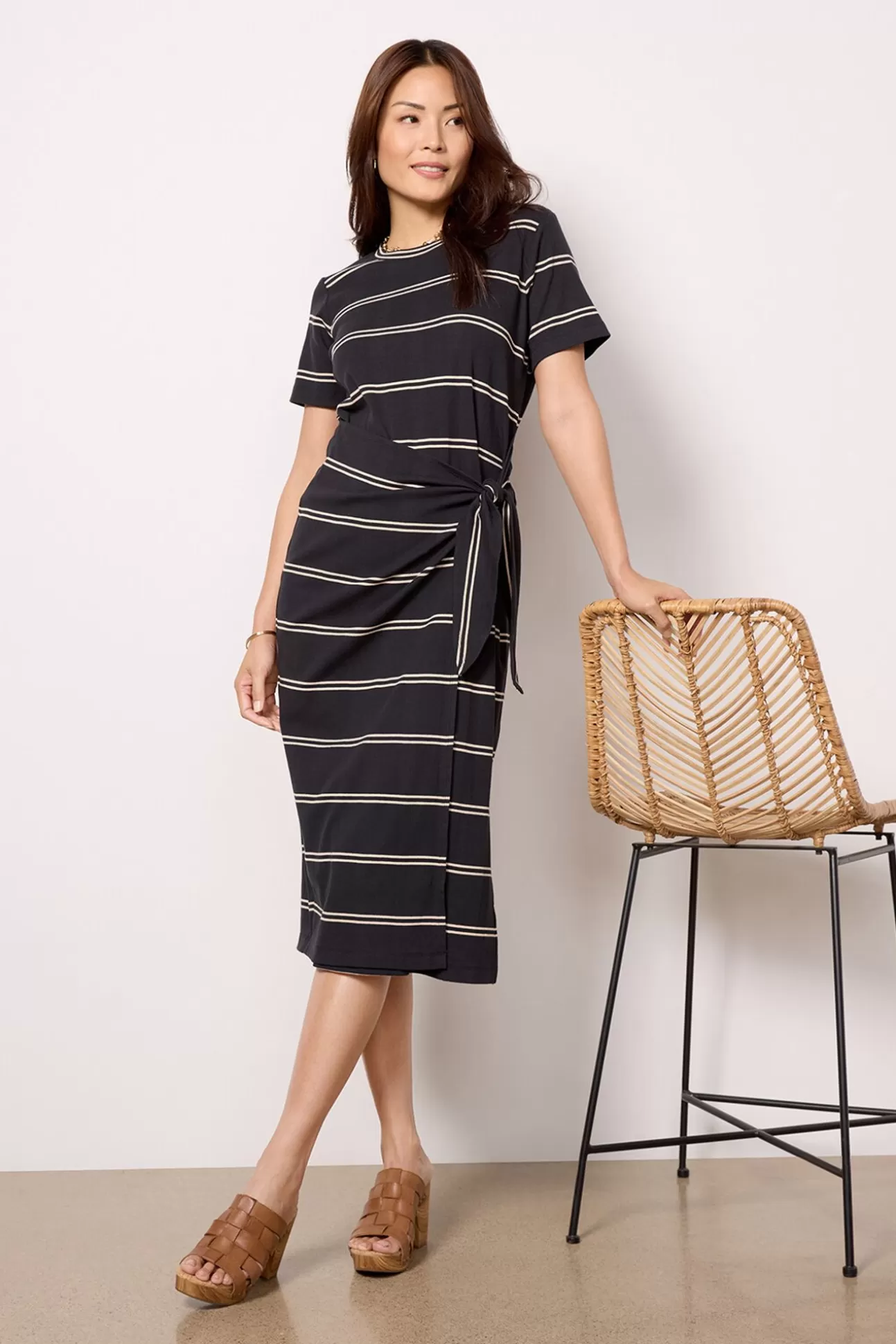 Cassie Stripe Dress^EVEREVE Store