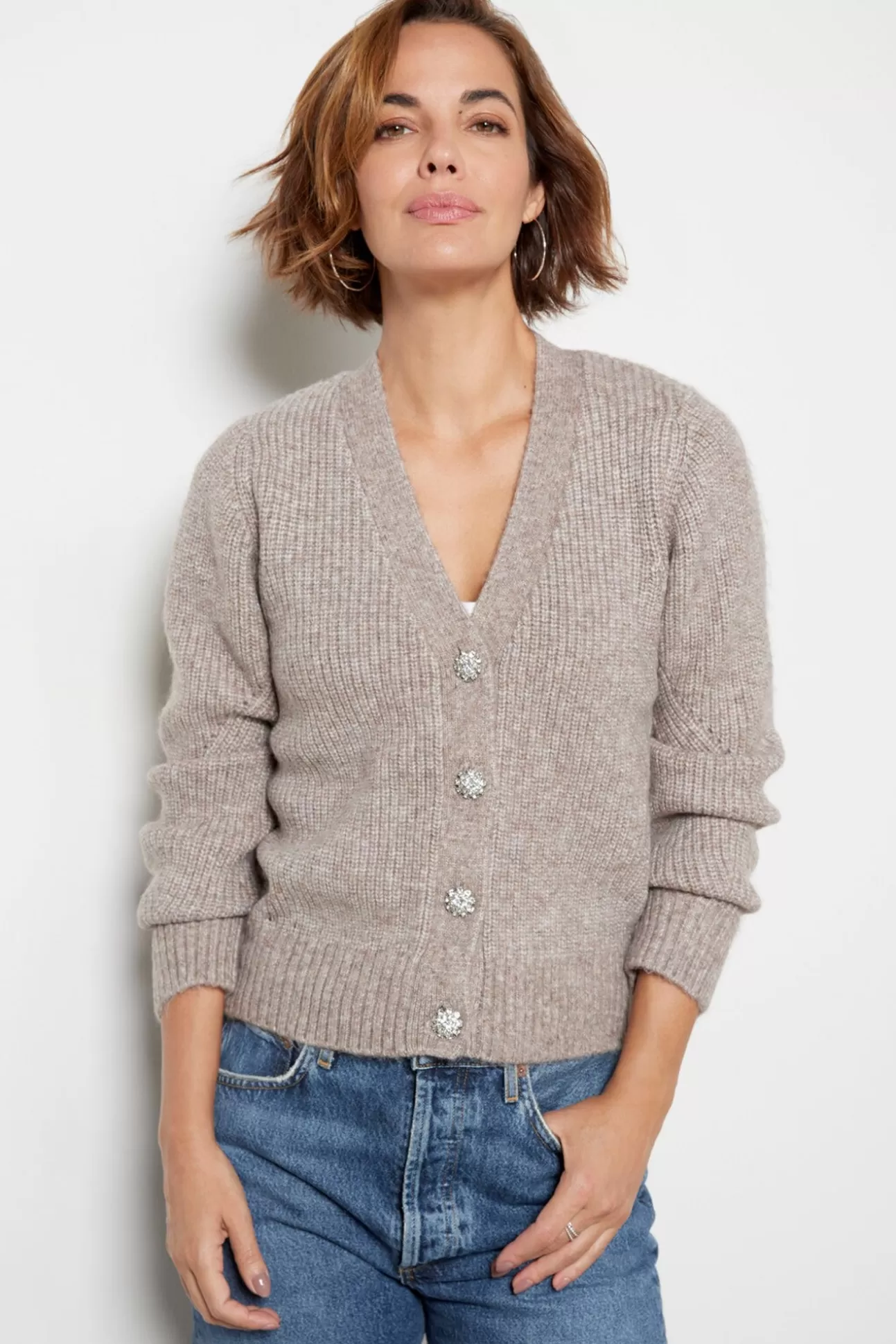 Celleste Jewel Button Cardigan^EVEREVE Flash Sale