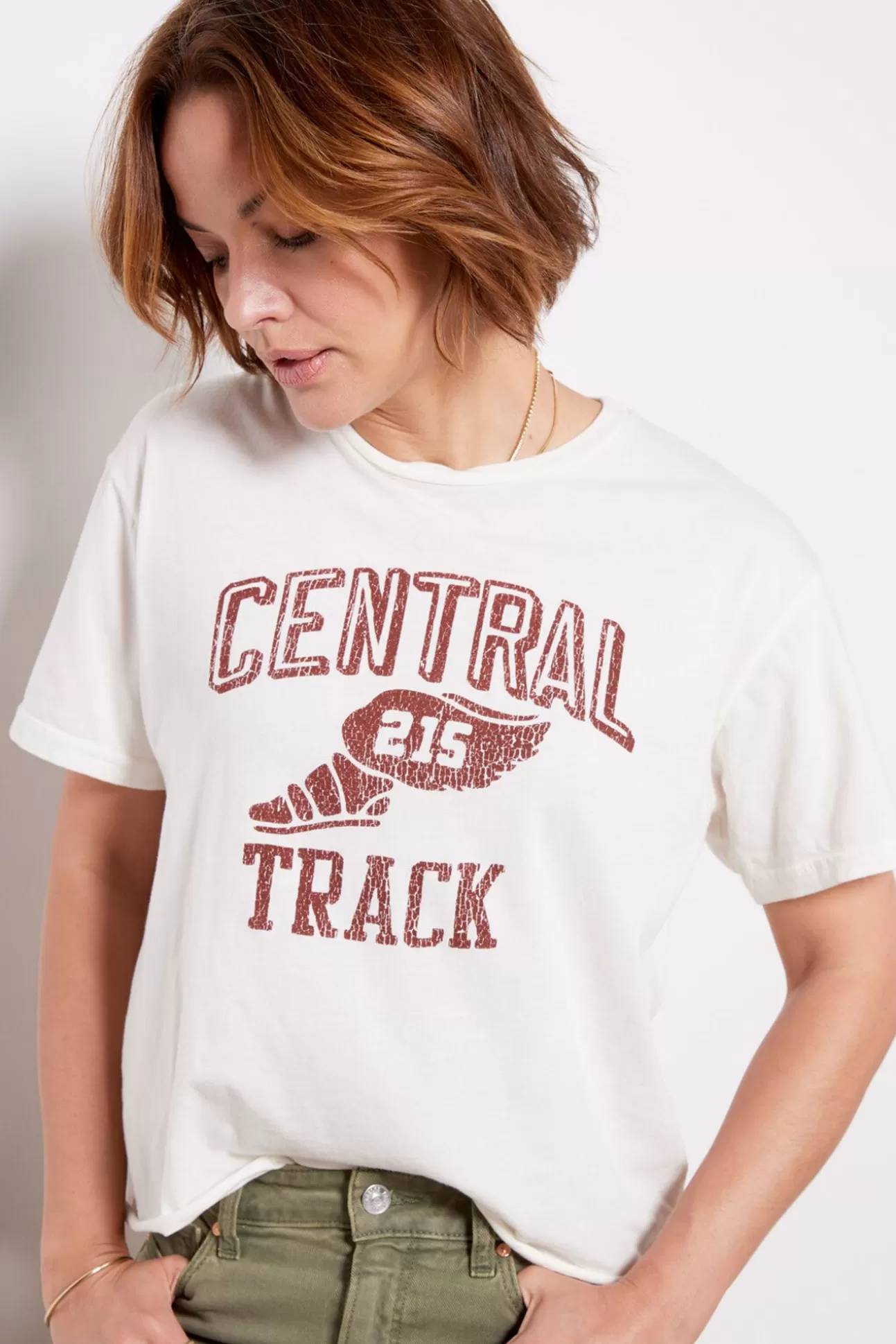 Central Track Tee^RETRO BRAND BLACK LABEL Best