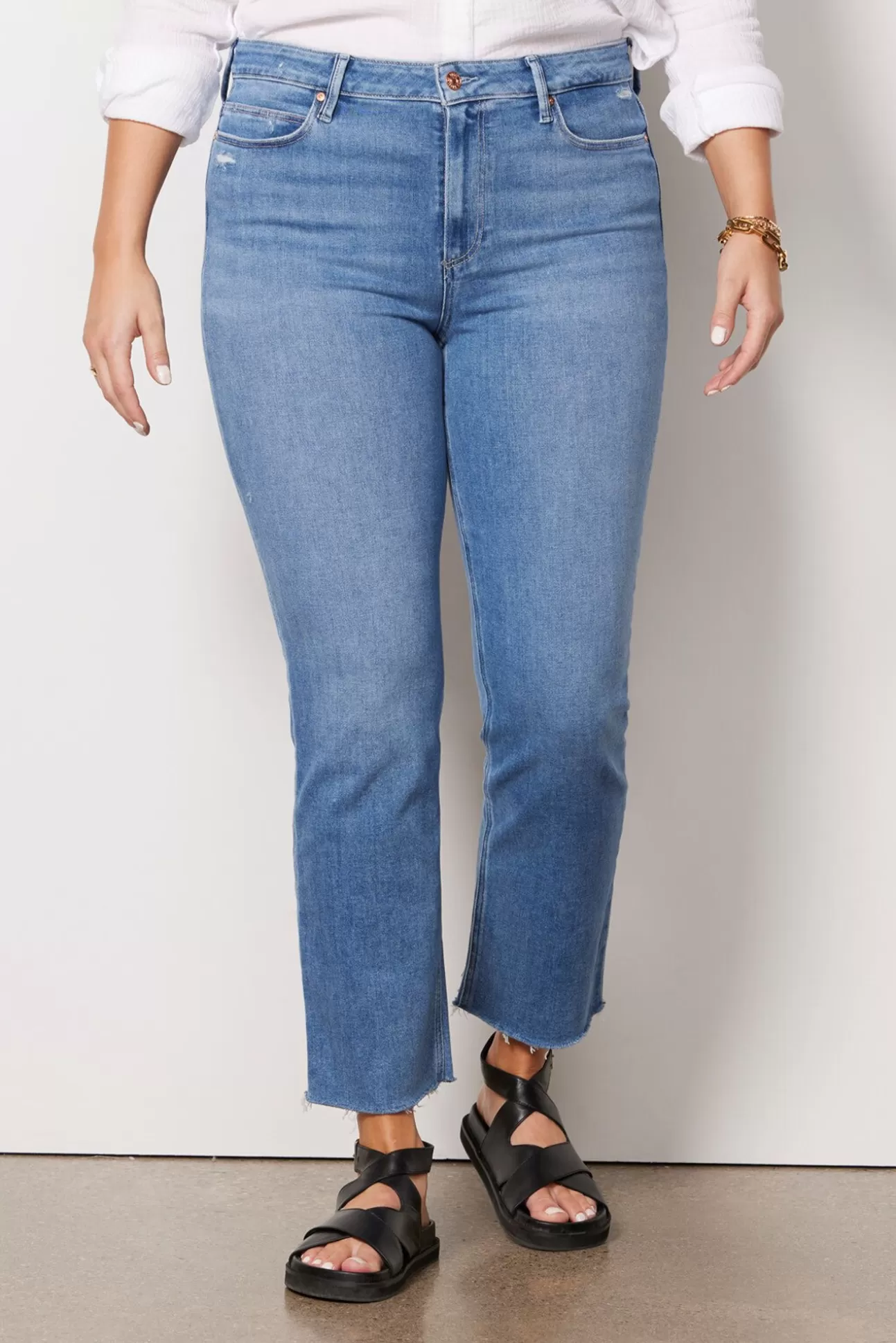 Cindy High Rise Straight Jean^PAIGE Online