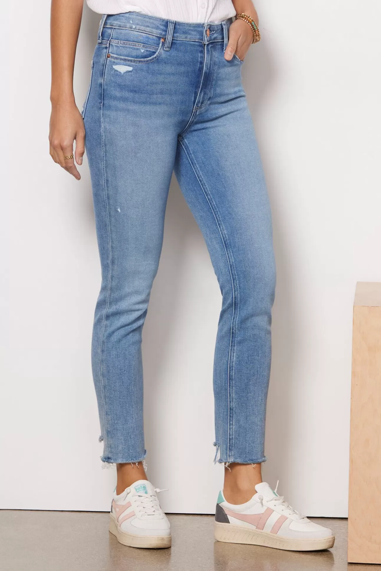 Cindy High Rise Straight Jean^PAIGE Online