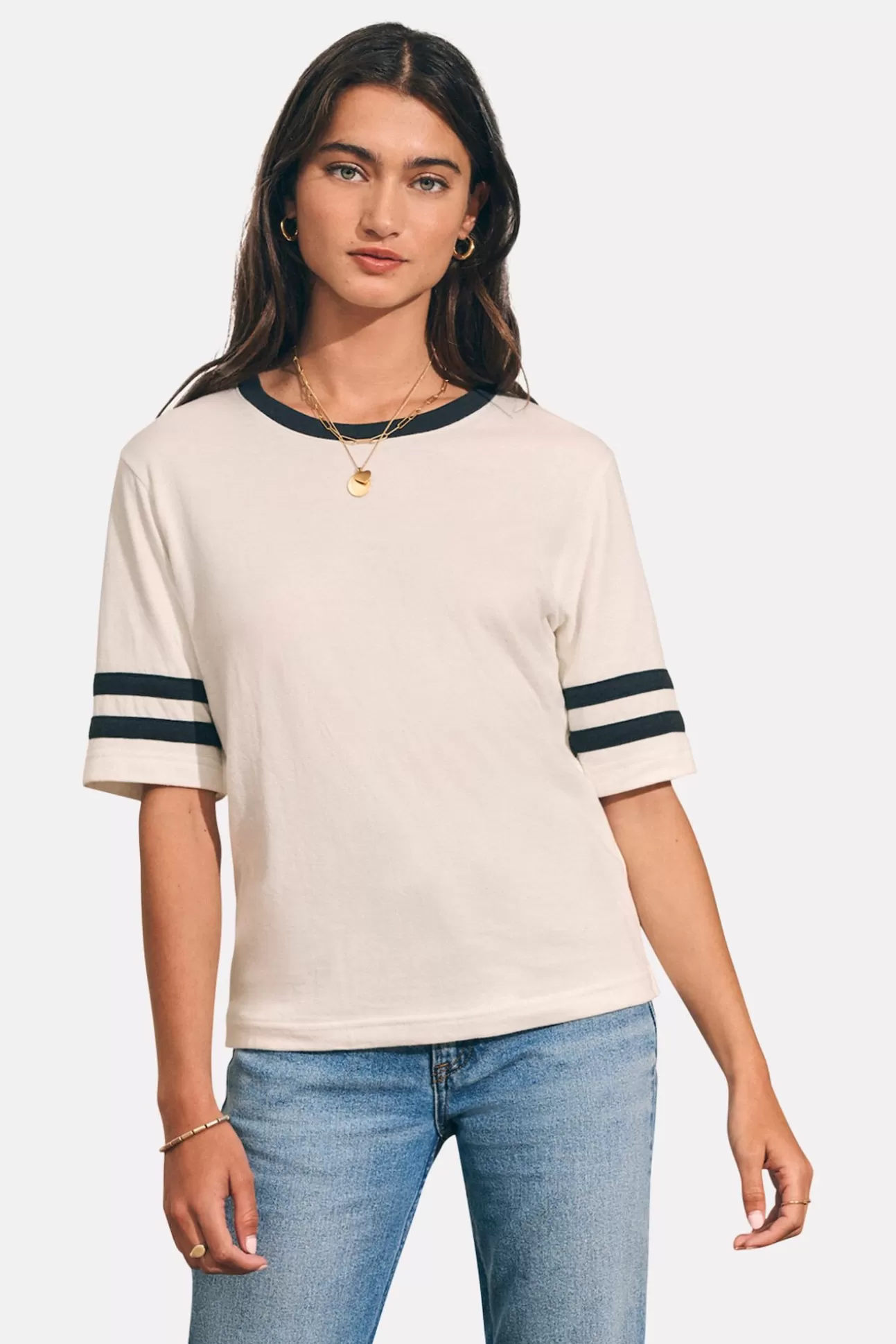 Cloud Varsity Tee^FAHERTY Discount