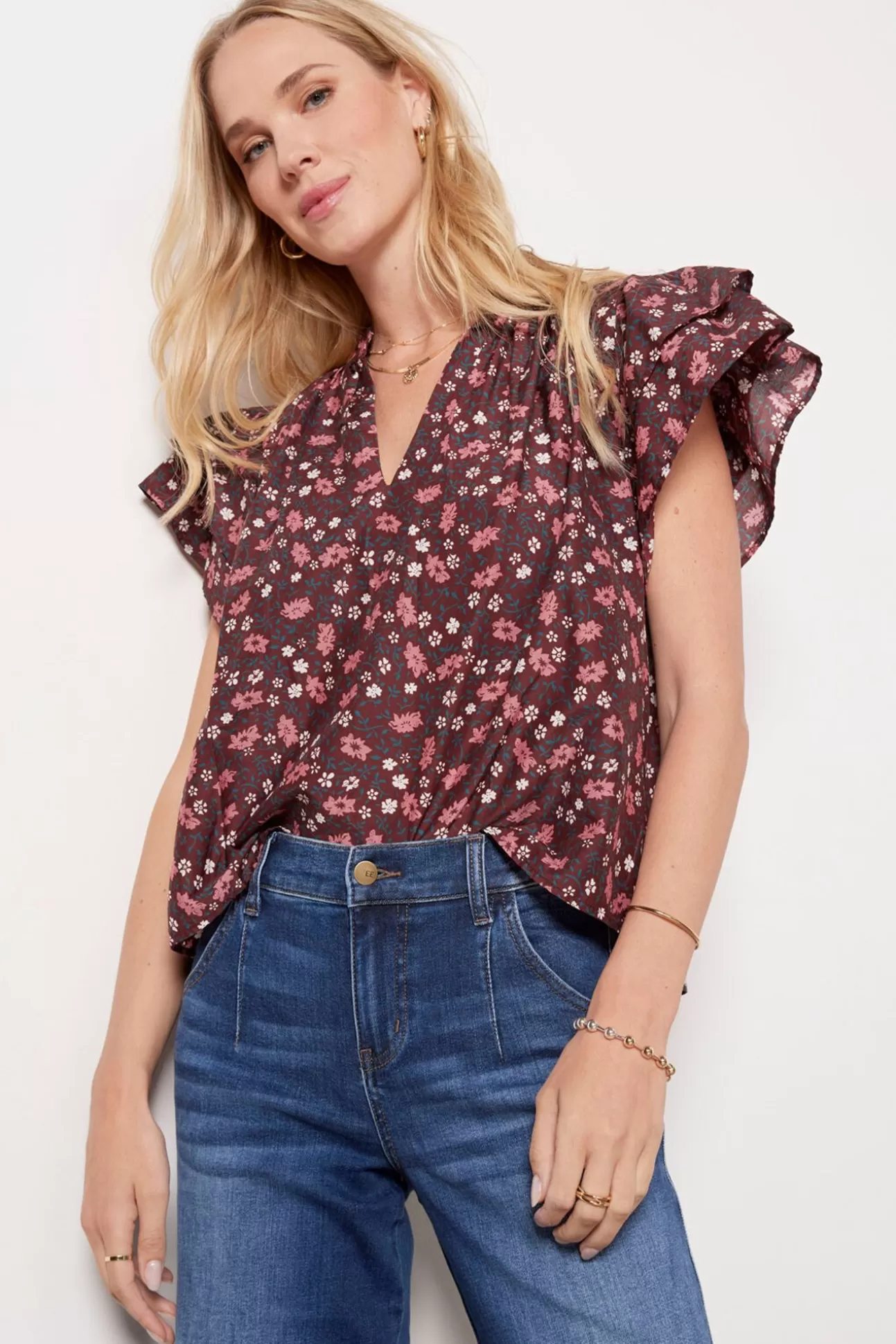 Clover Blouse^BIRDS OF PARADIS Cheap