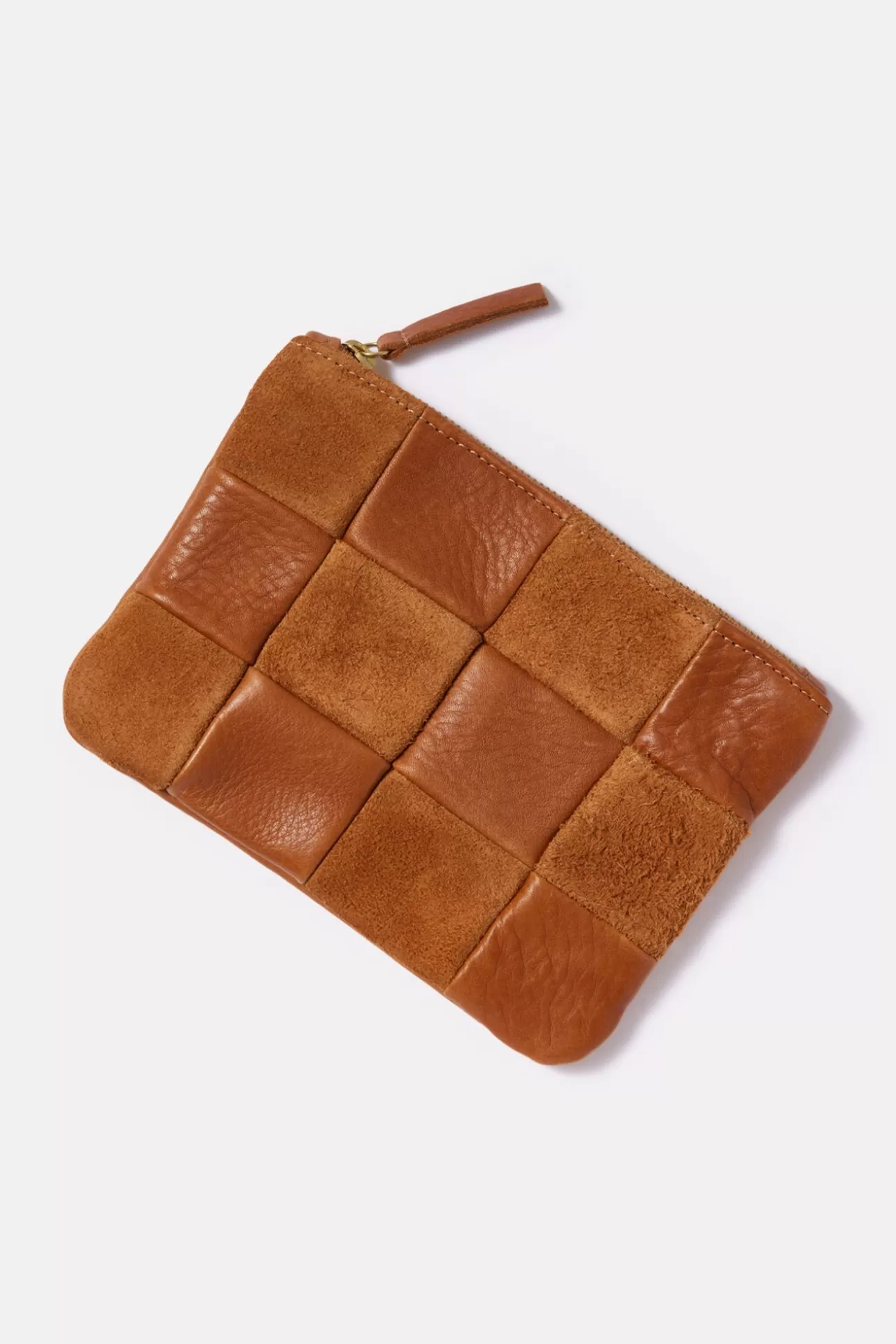 Cognac Check Pouch^PRIMECUT Cheap