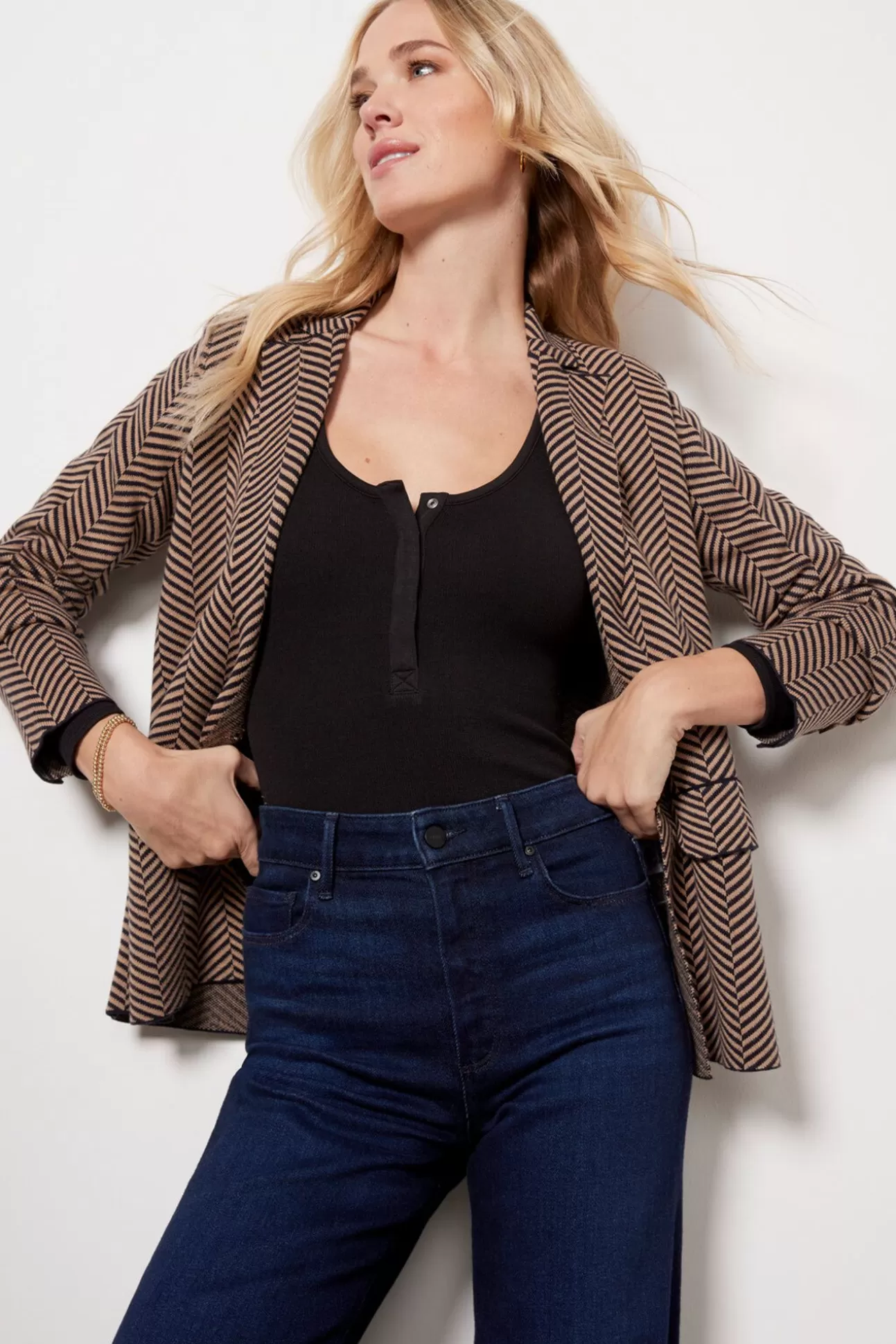 Cornelia Herringbone Blazer^EVEREVE Cheap