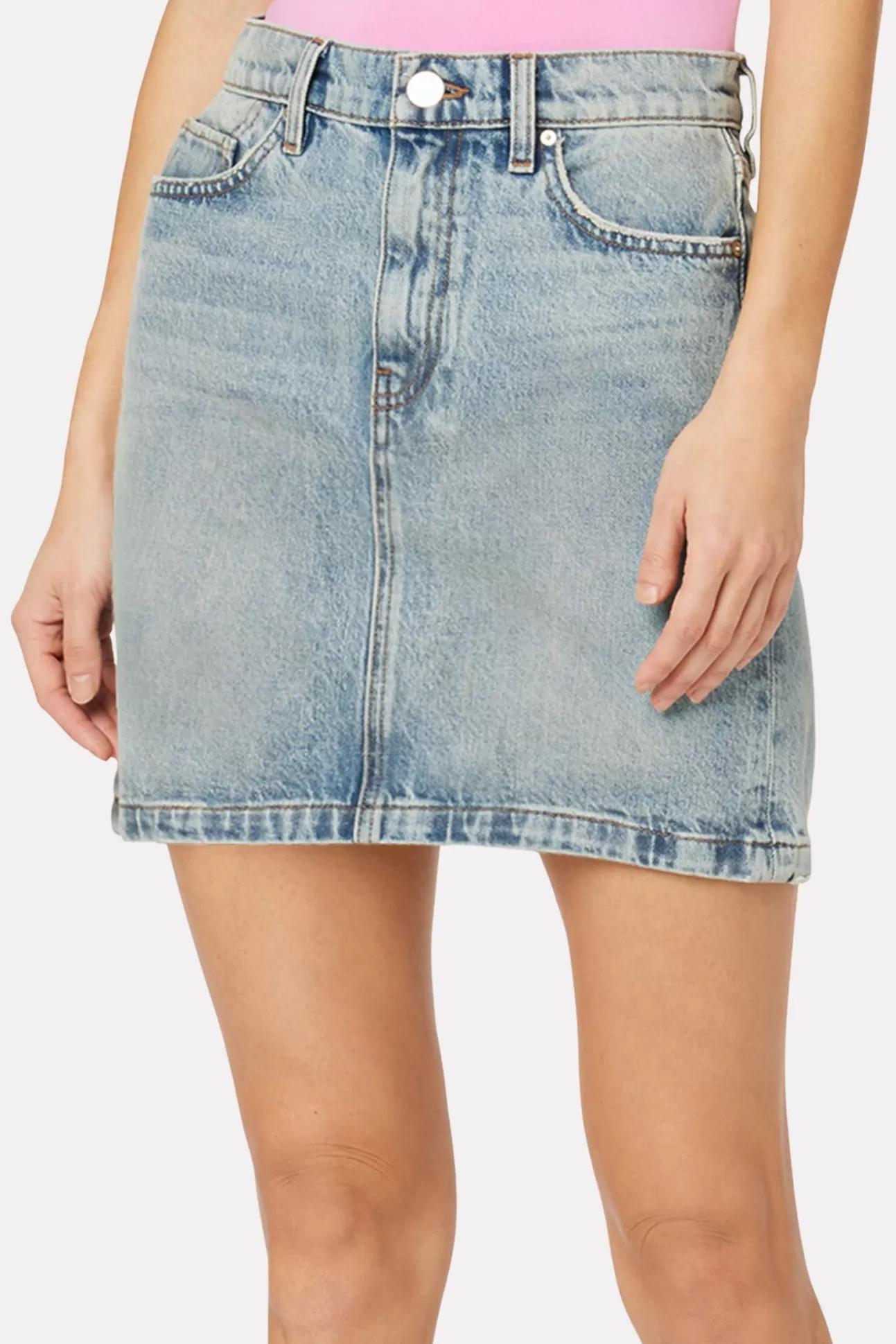 Curved Hem Mini Skirt^HUDSON Online