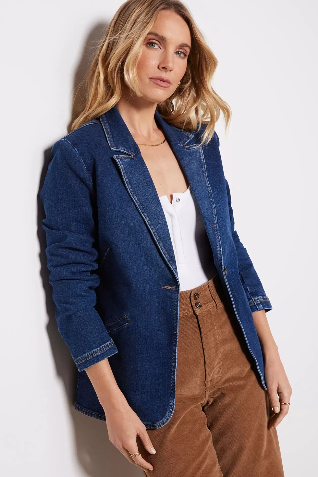 Denim Blazer^EVEREVE Fashion