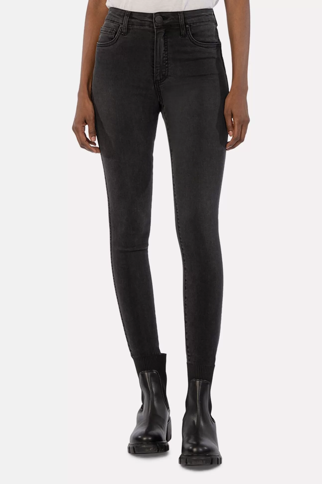 Donna High Rise Fab Ab Ankle Skinny^KUT FROM THE KLOTH Flash Sale