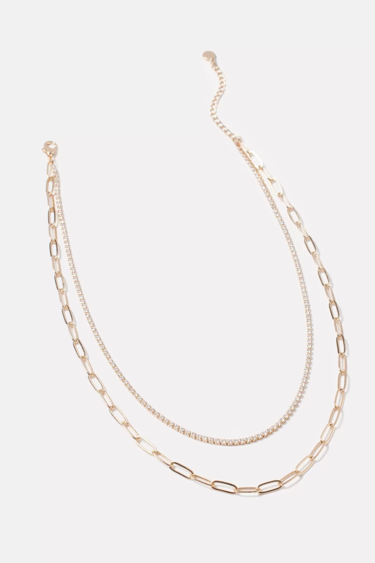 Double Strand Tennis Necklace^EVEREVE New