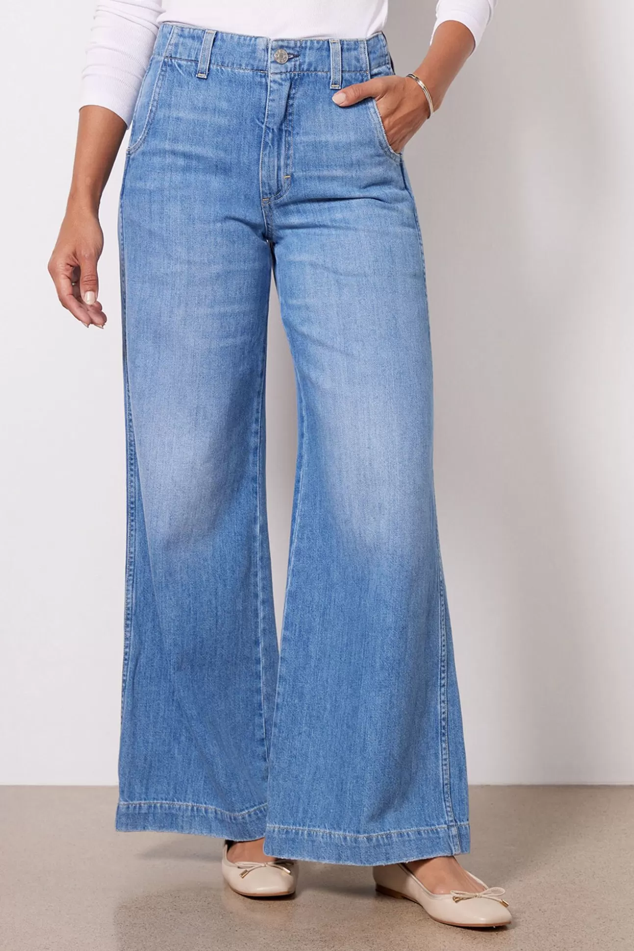 Edith Wide Leg Trouser^AMO Flash Sale