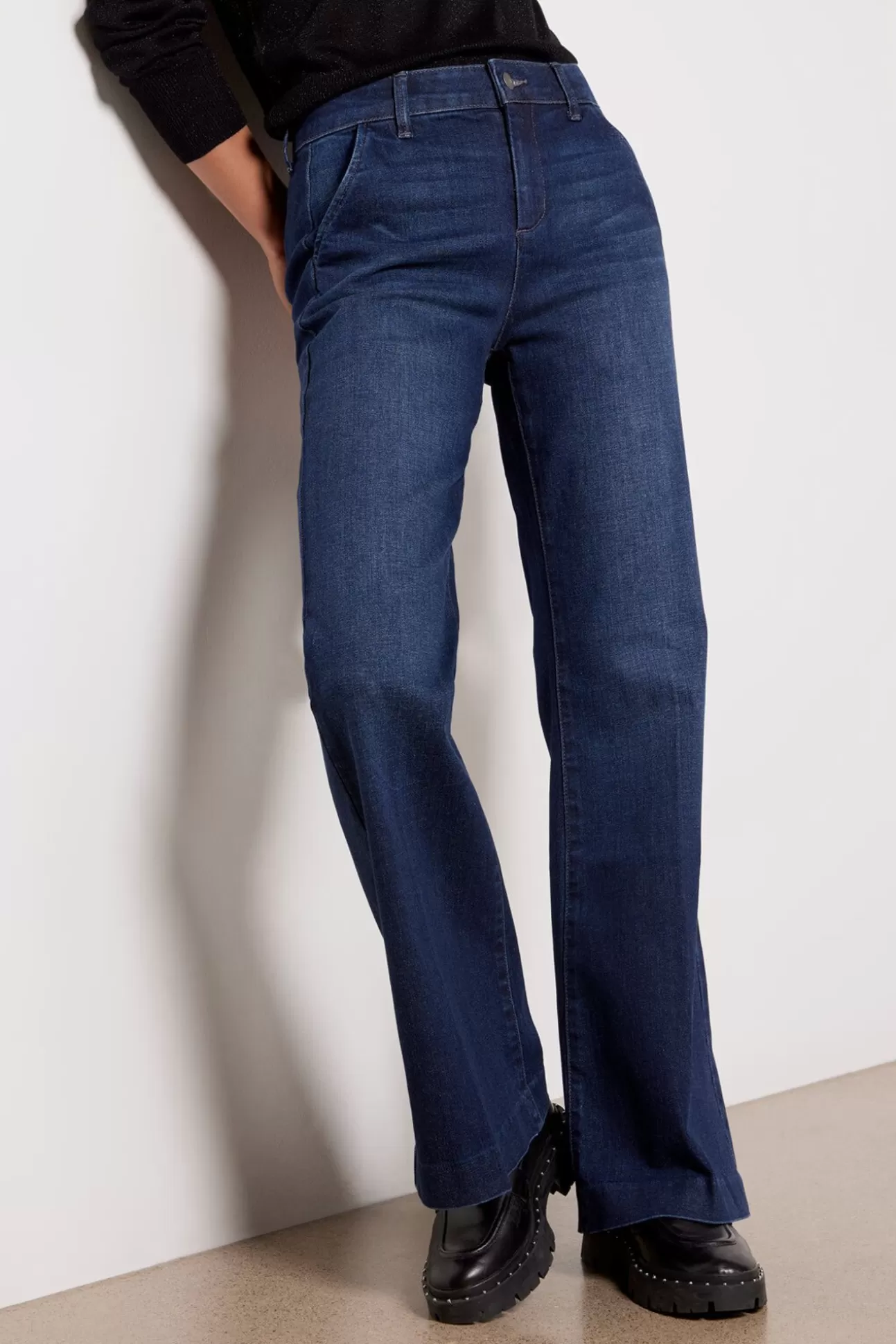 Elevated Denim Trouser^EVEREVE Best Sale