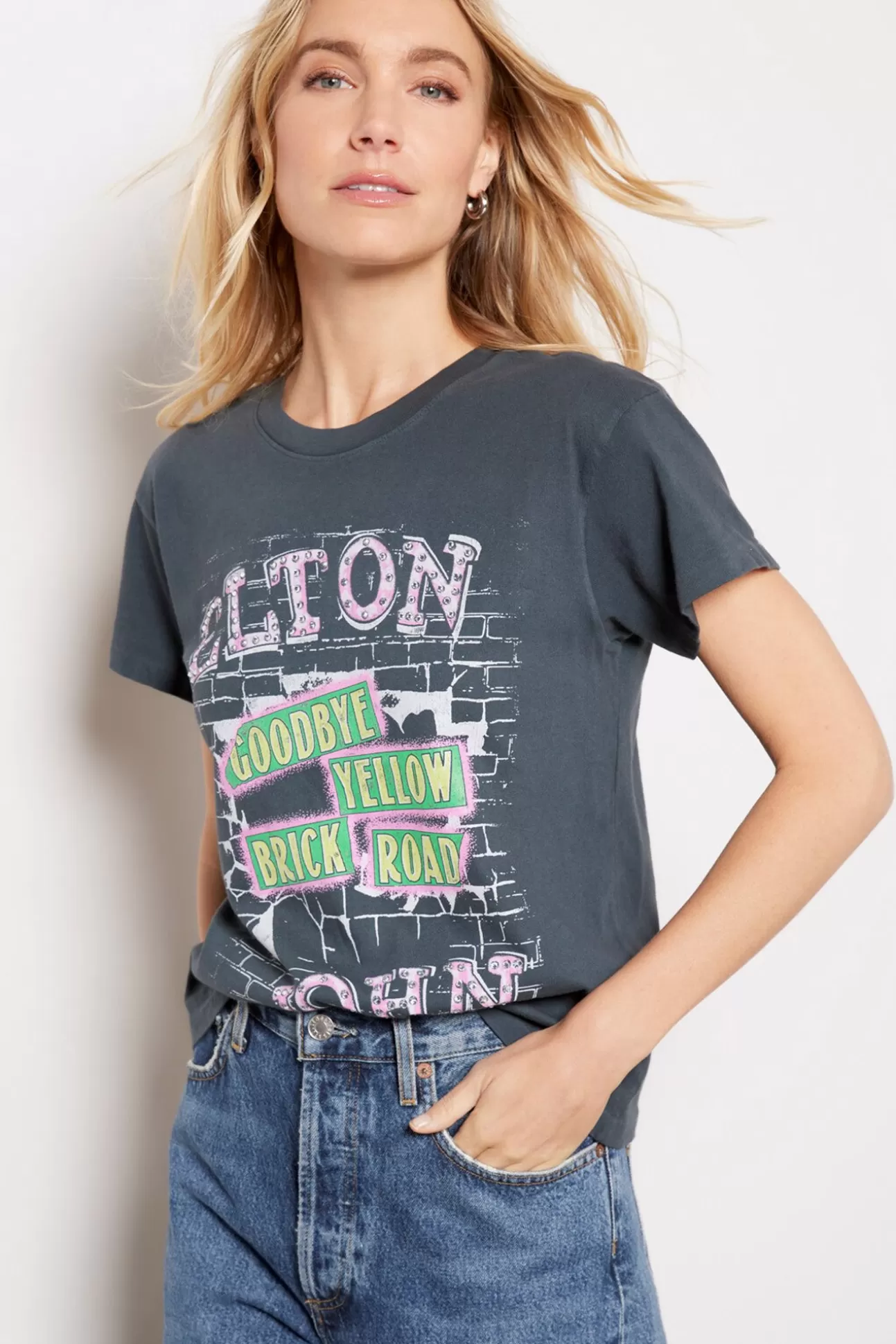 Elton John Goodbye Yellow Brick Road Tee^DAYDREAMER Online