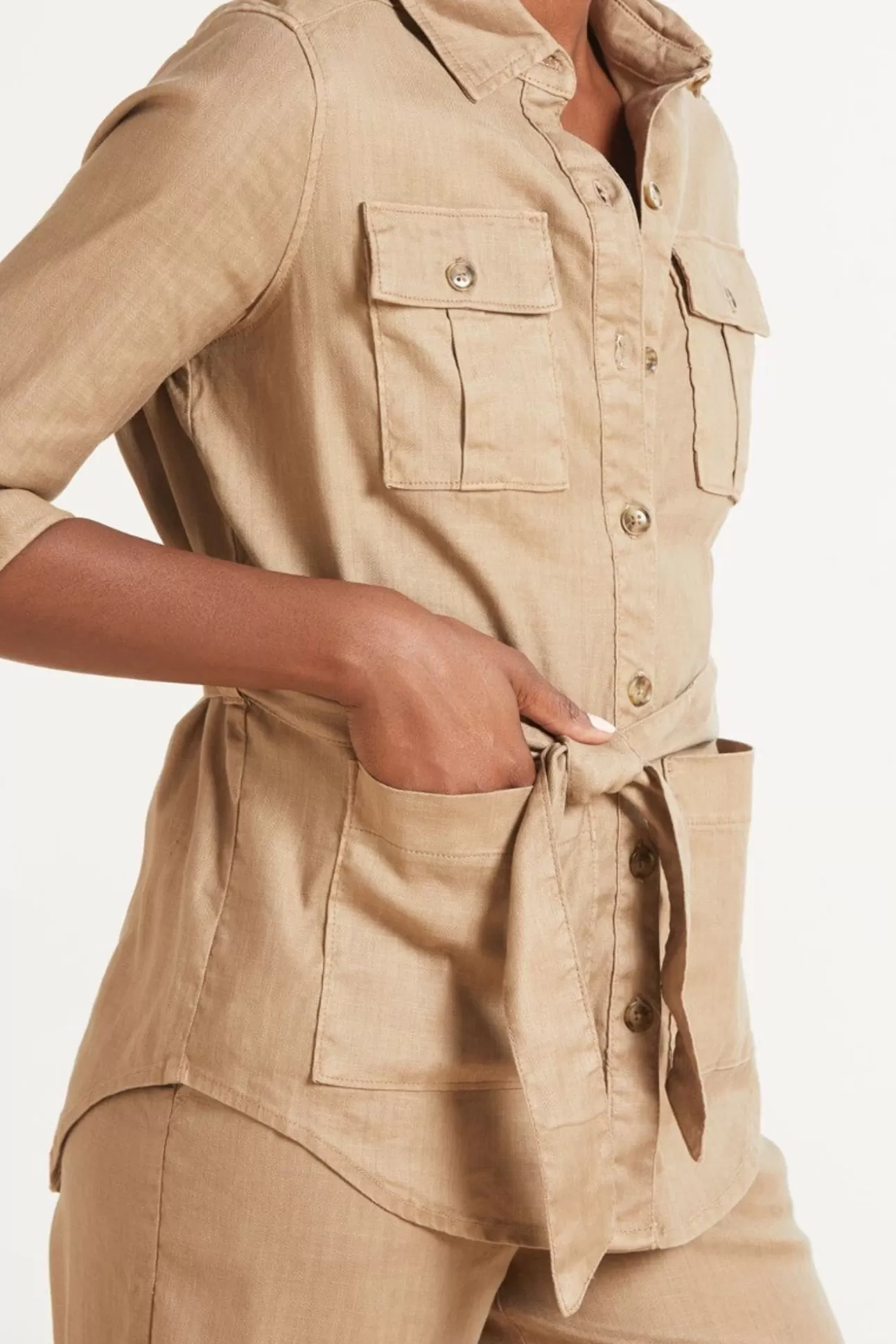 Emme Belted Utility Jacket^LEVEL 99 Cheap