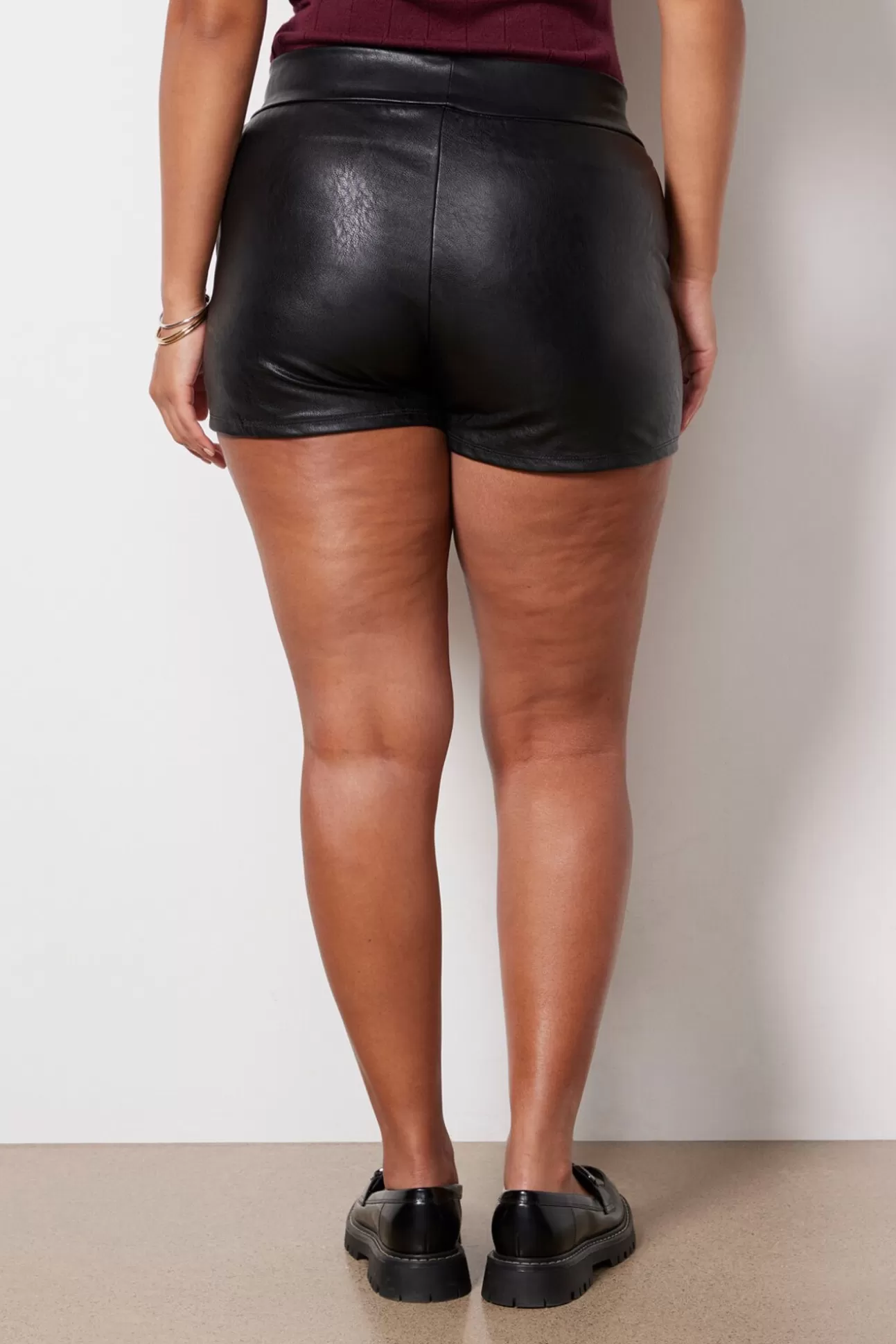 Faux Leather Relaxed Short^COMMANDO Store