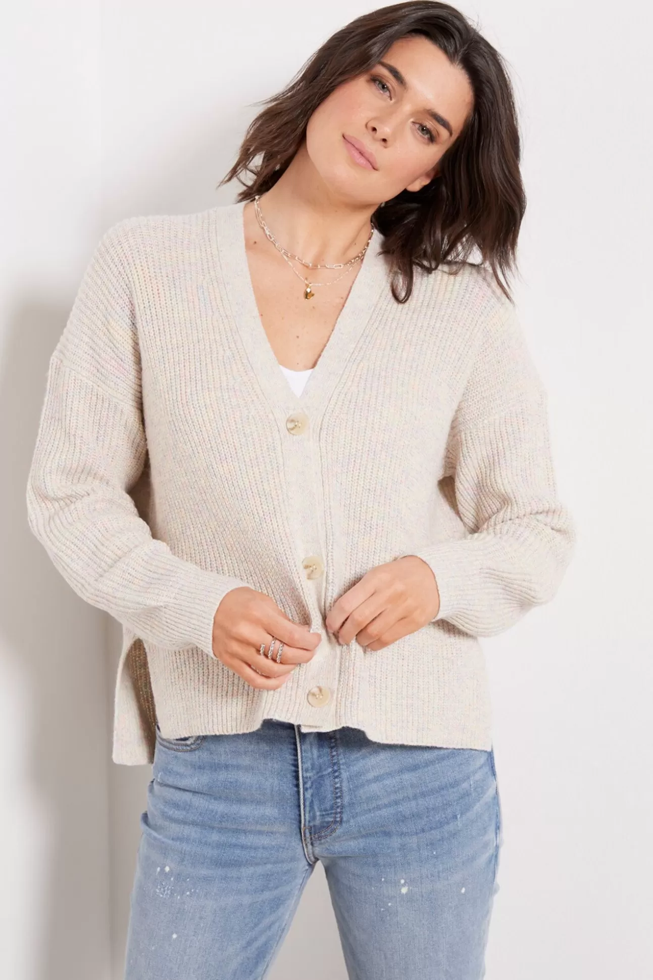 Florence V-Neck Sweater Cardigan^MICHAEL STARS Flash Sale