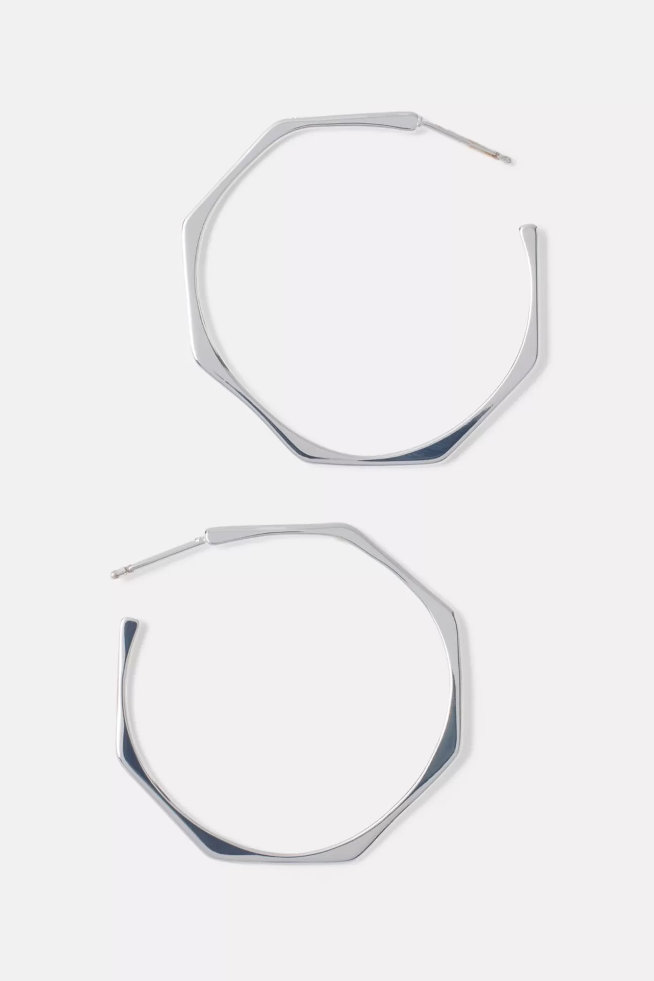 Geo Hoop Earring^EVEREVE New