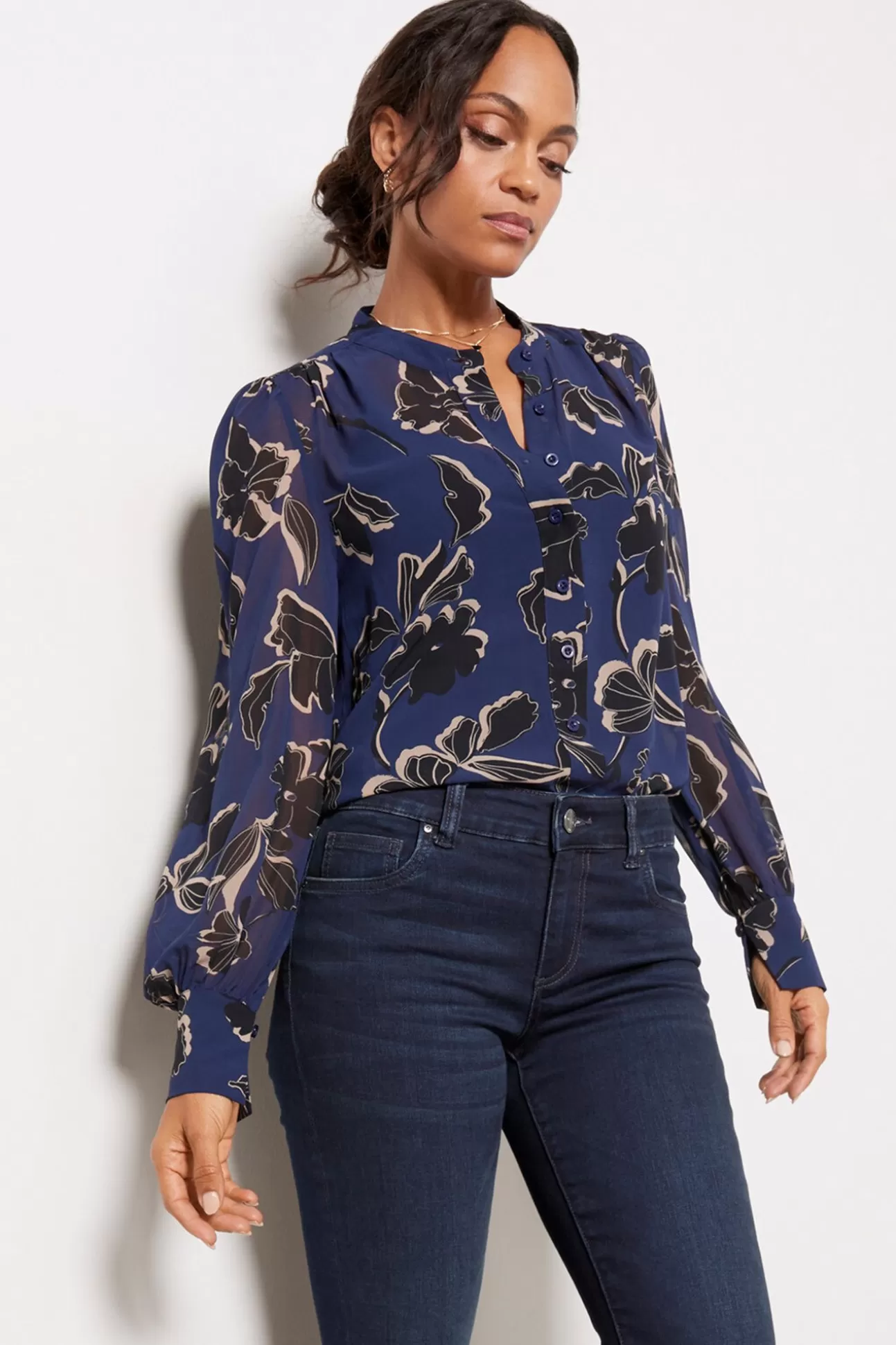 Gianna Floral Blouse^EVEREVE Flash Sale