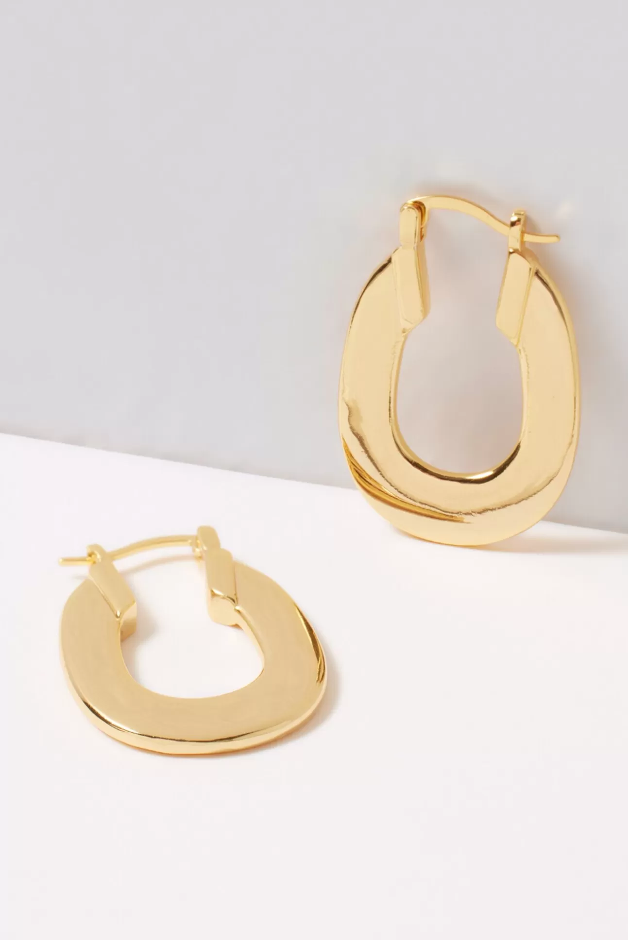 Gwyneth Flat Hoops^EVEREVE Cheap