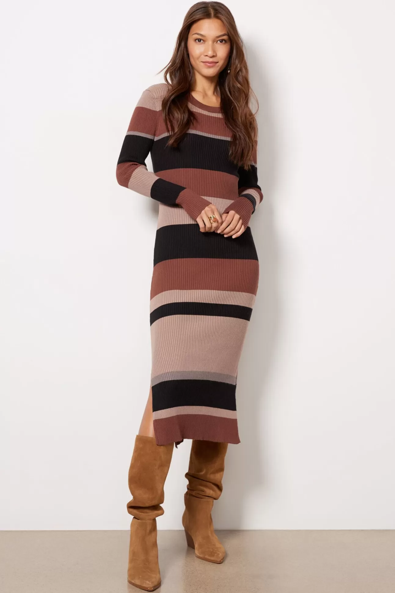 Hallie Verigated Stripe Dress^EVEREVE Best Sale