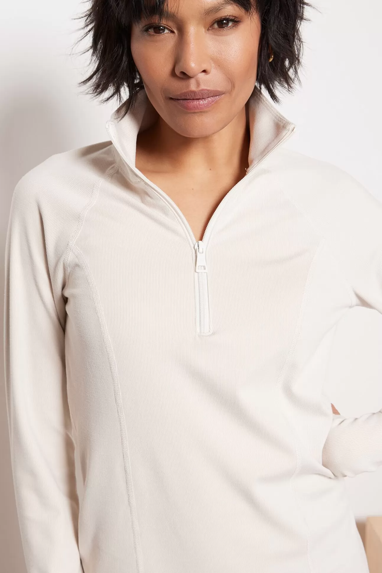 Heather Rib Take A Hike Zip Pullover^BEYOND YOGA Fashion