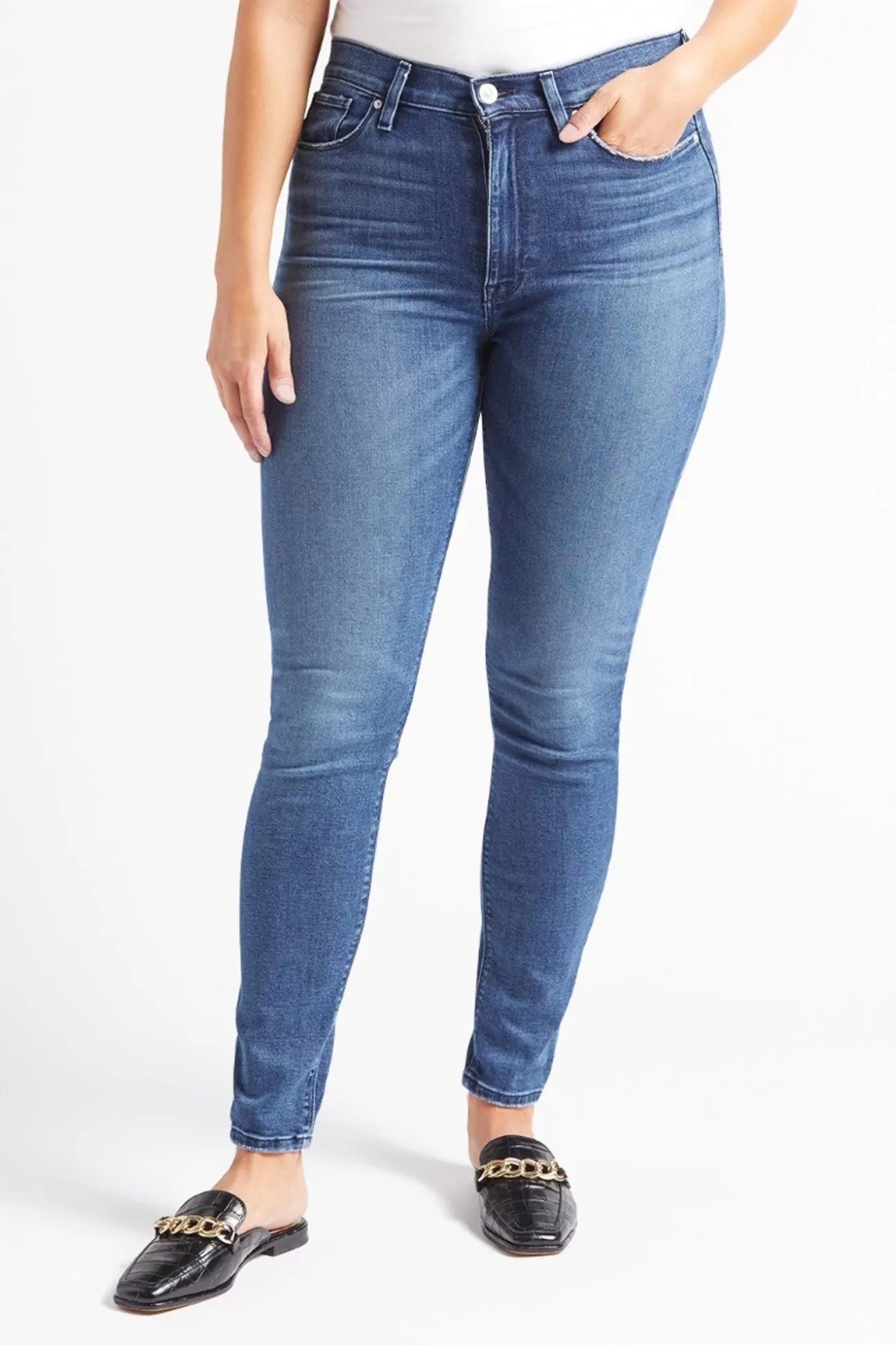 High Rise Barbara Ankle Skinny^HUDSON New