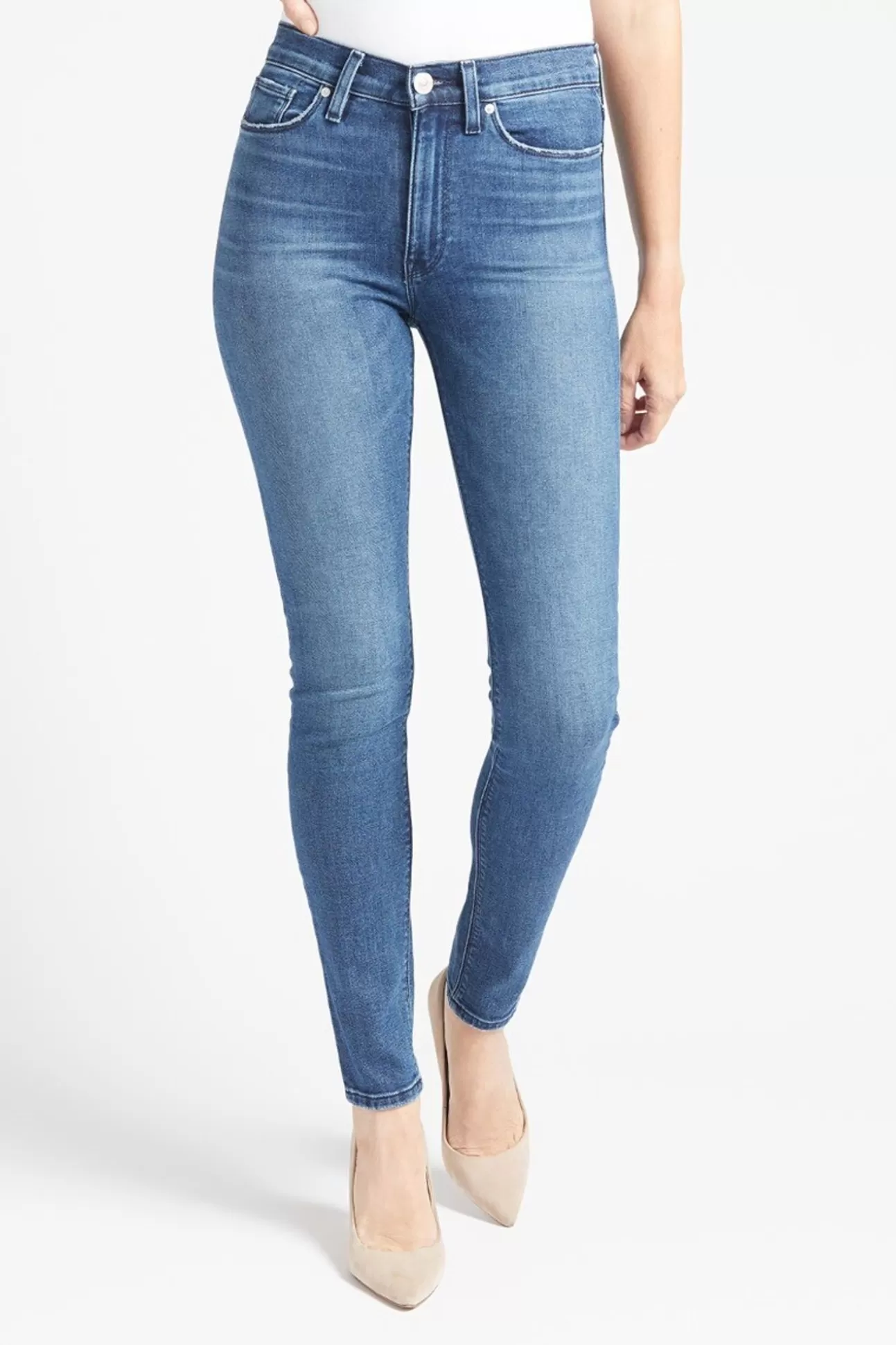 High Rise Barbara Ankle Skinny^HUDSON New