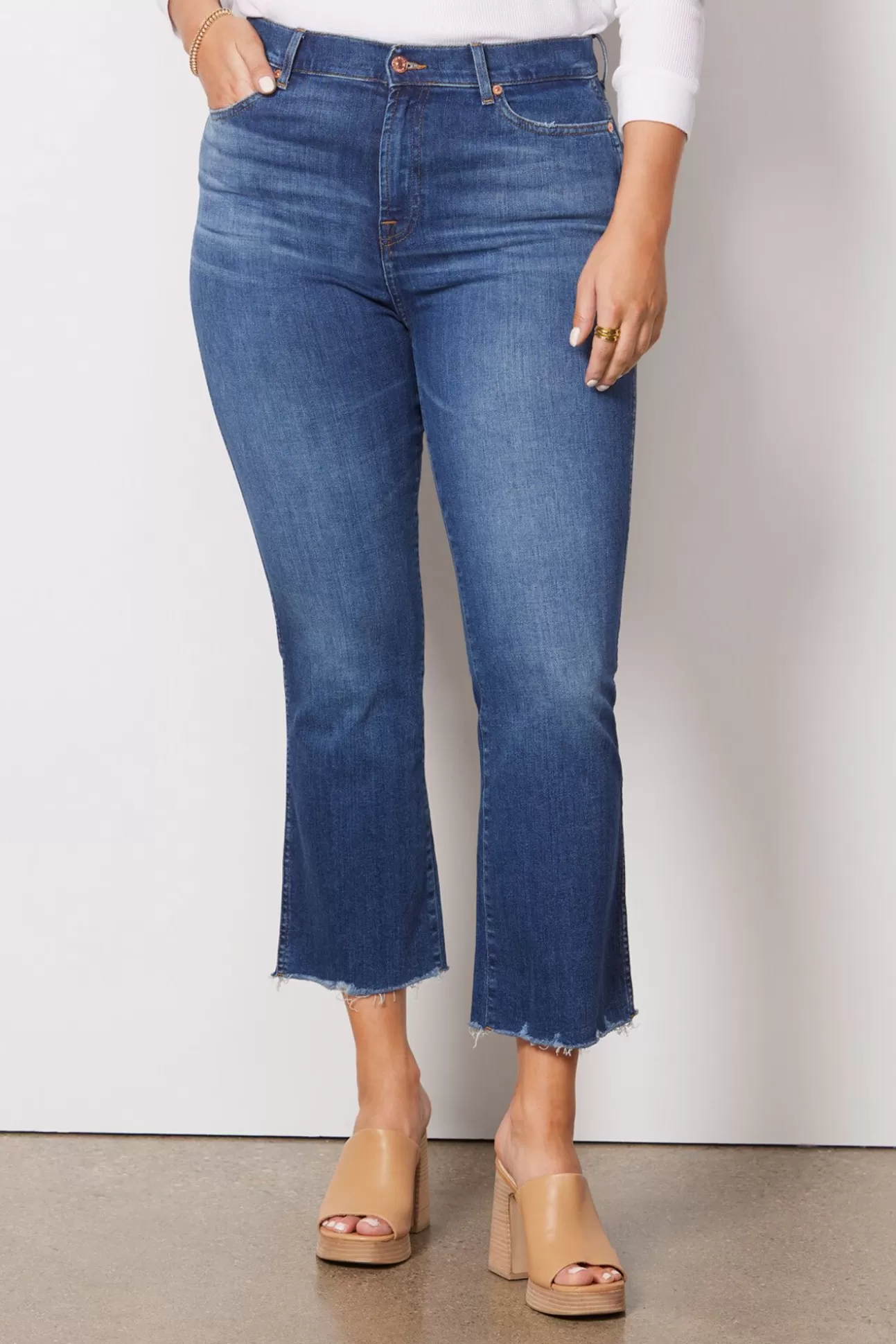 High Waist Slim Kick Jean^7 FOR ALL MANKIND Best