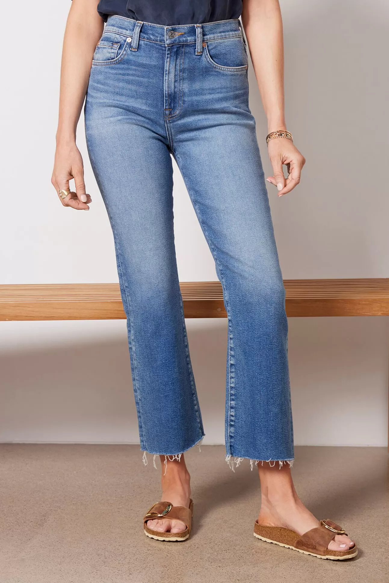 High Waist Slim Kick Jean^7 FOR ALL MANKIND Online