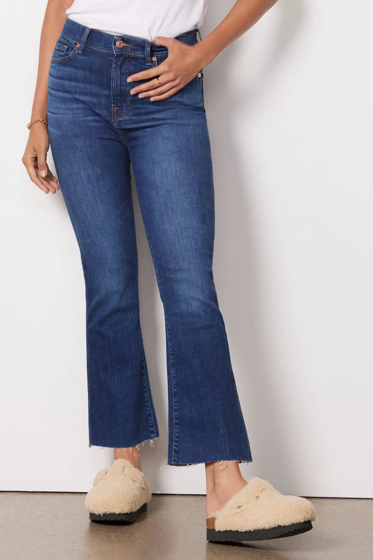 High Waist Slim Kick Jean^7 FOR ALL MANKIND Best