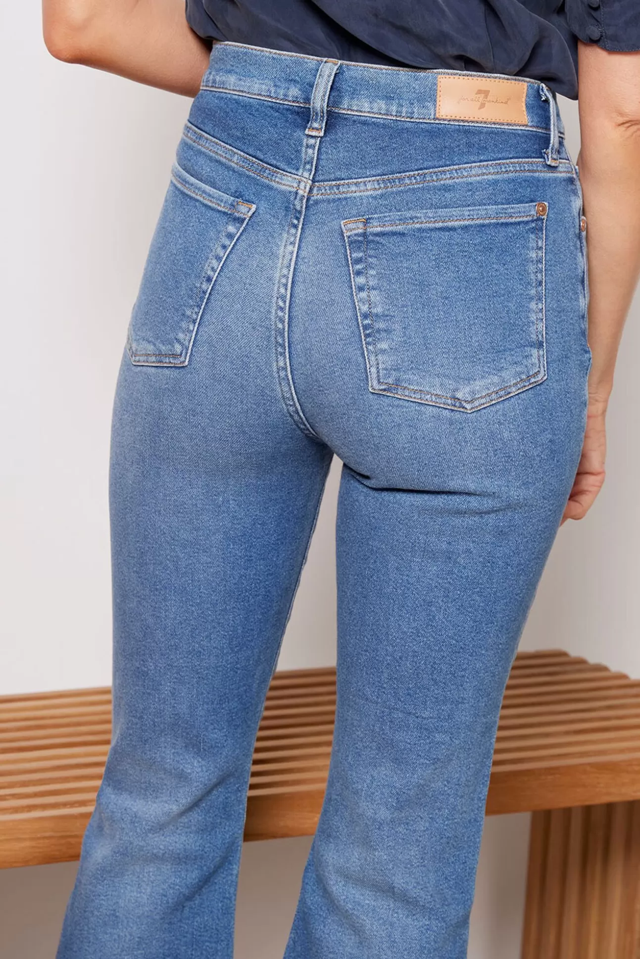 High Waist Slim Kick Jean^7 FOR ALL MANKIND Online