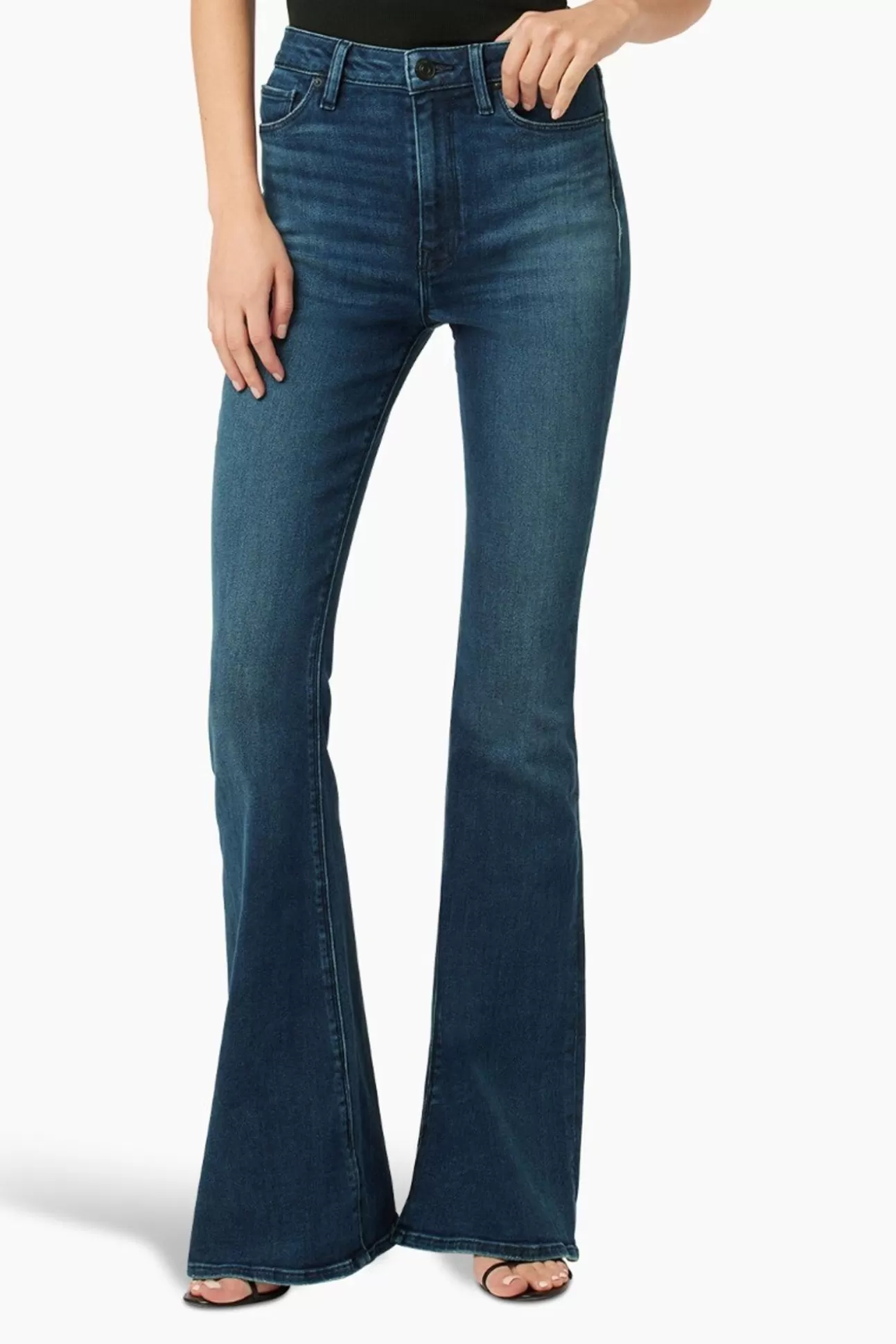 Holly High Rise Flare Jean With Inseam Slit^HUDSON Store