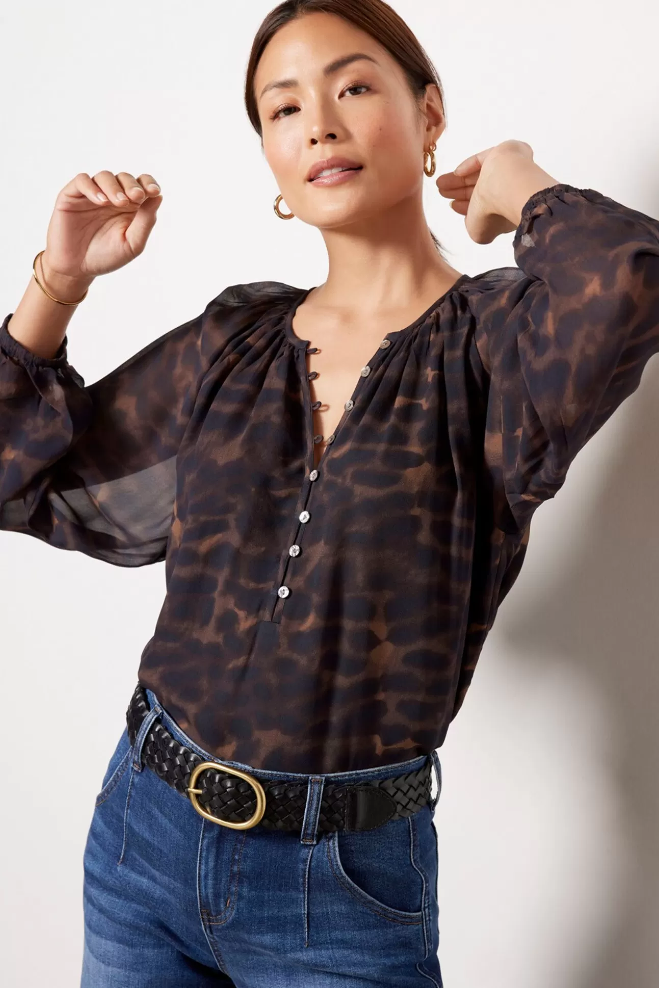 Indi Leopard Blouse^RAILS Hot