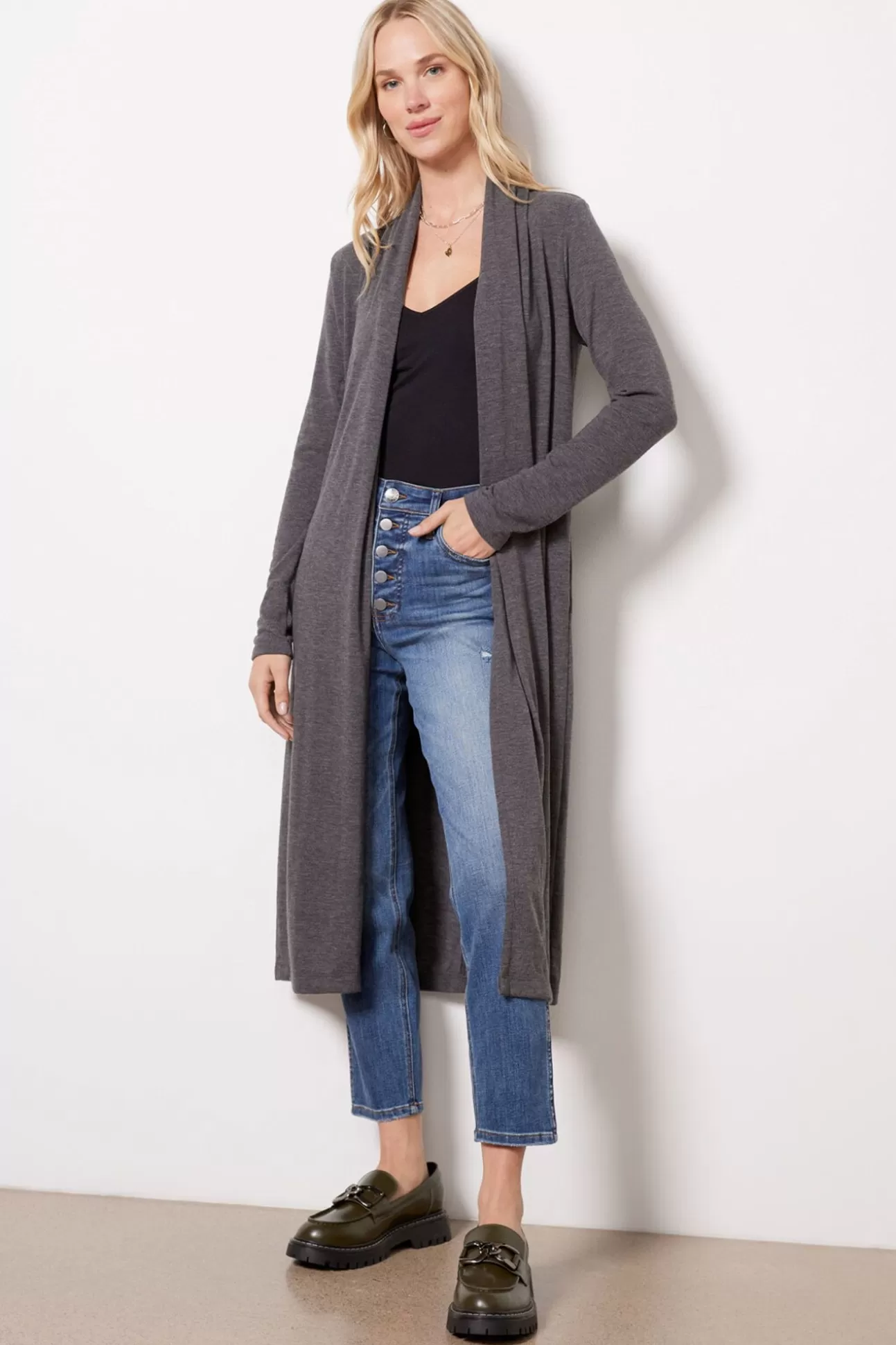 Izzy Longline Open Cardigan^MICHAEL STARS Best Sale