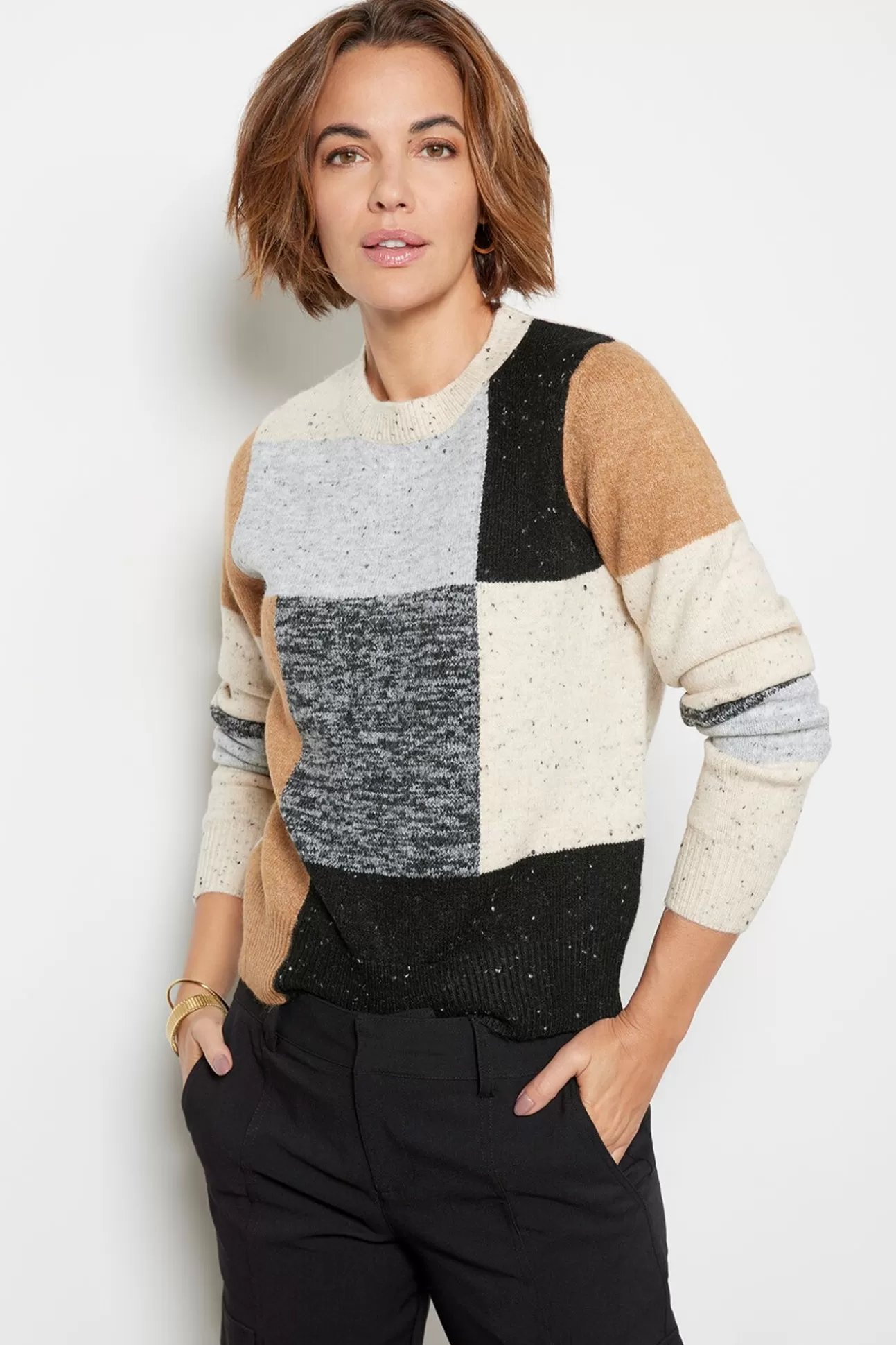 Josie Colorblock Pullover^JOHN + JENN Outlet