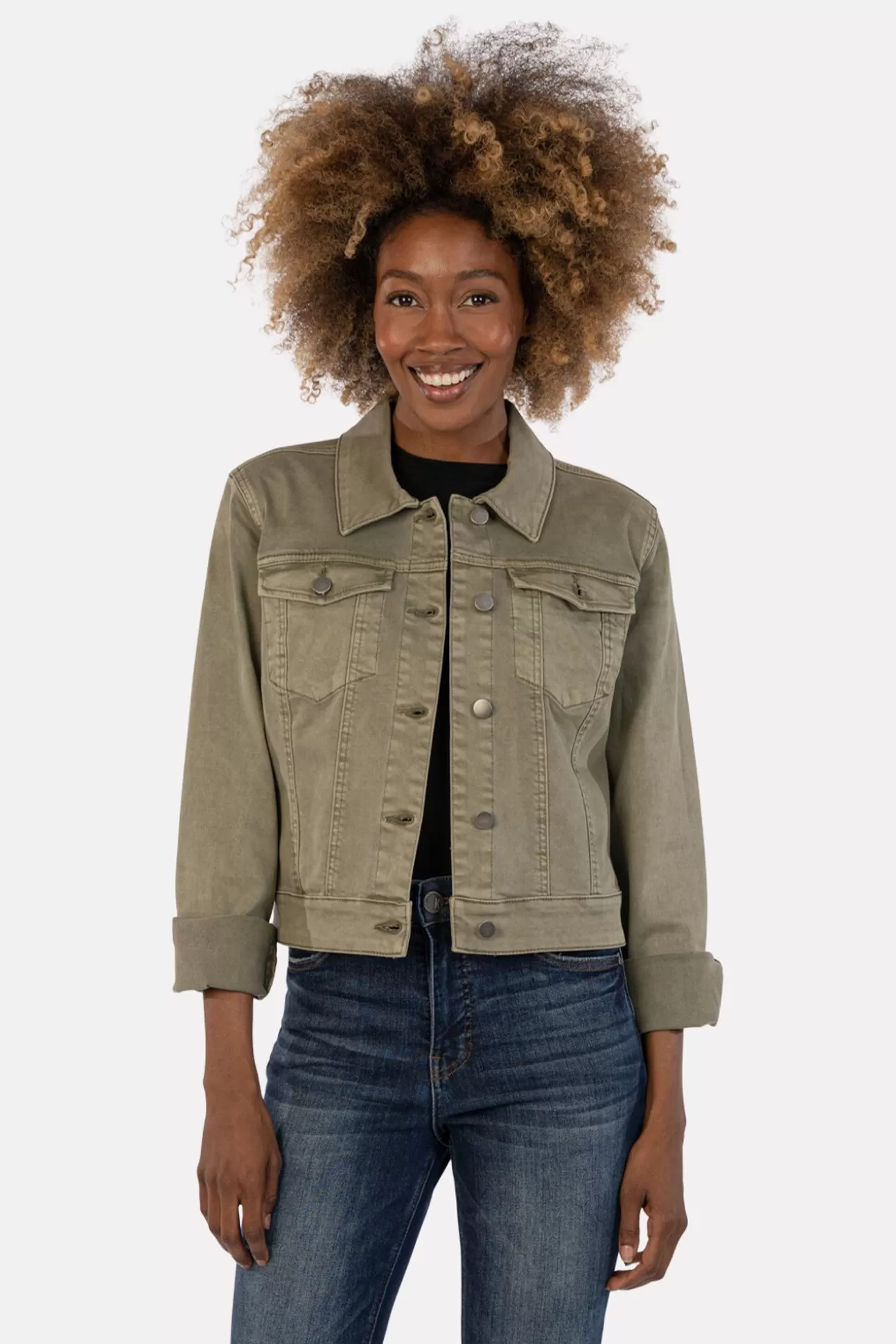 Julia Crop Jacket Drop Shoulder^KUT FROM THE KLOTH Best Sale