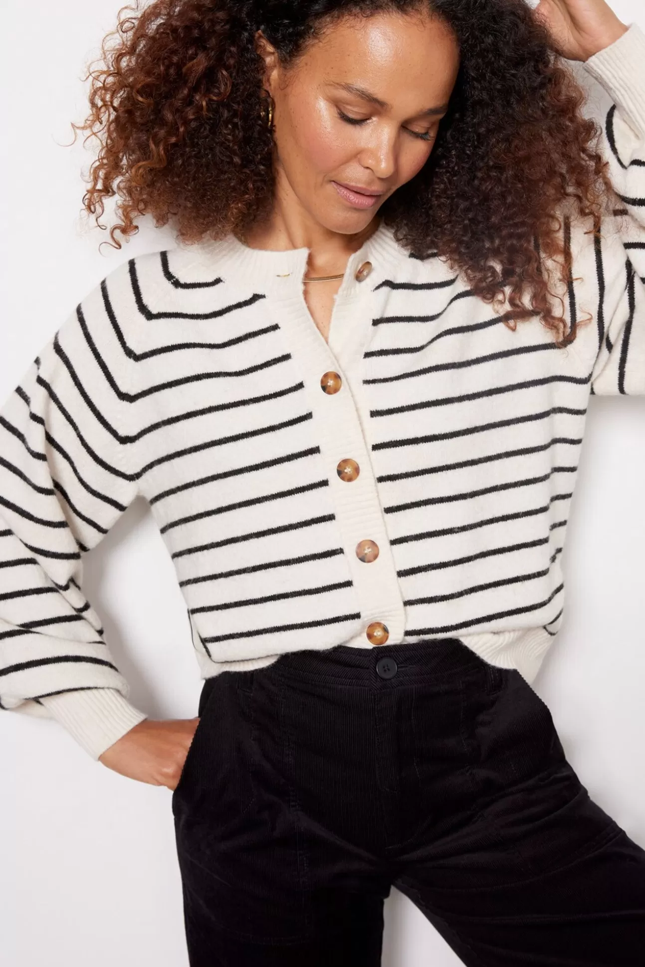 Kezia Stripe Cardigan^FRENCH CONNECTION Store