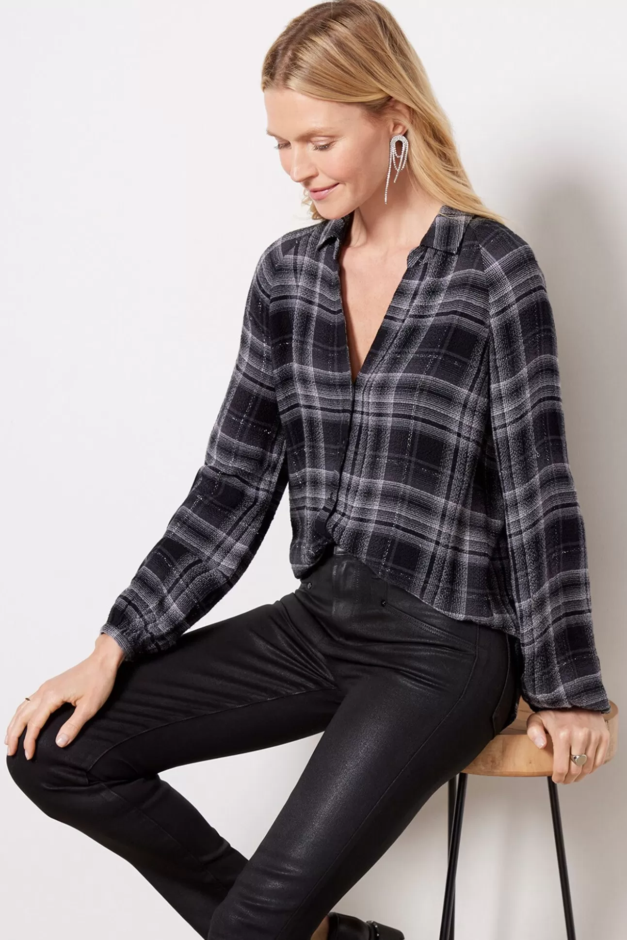 Luxe Plaid Button Down^CLOTH AND STONE Hot