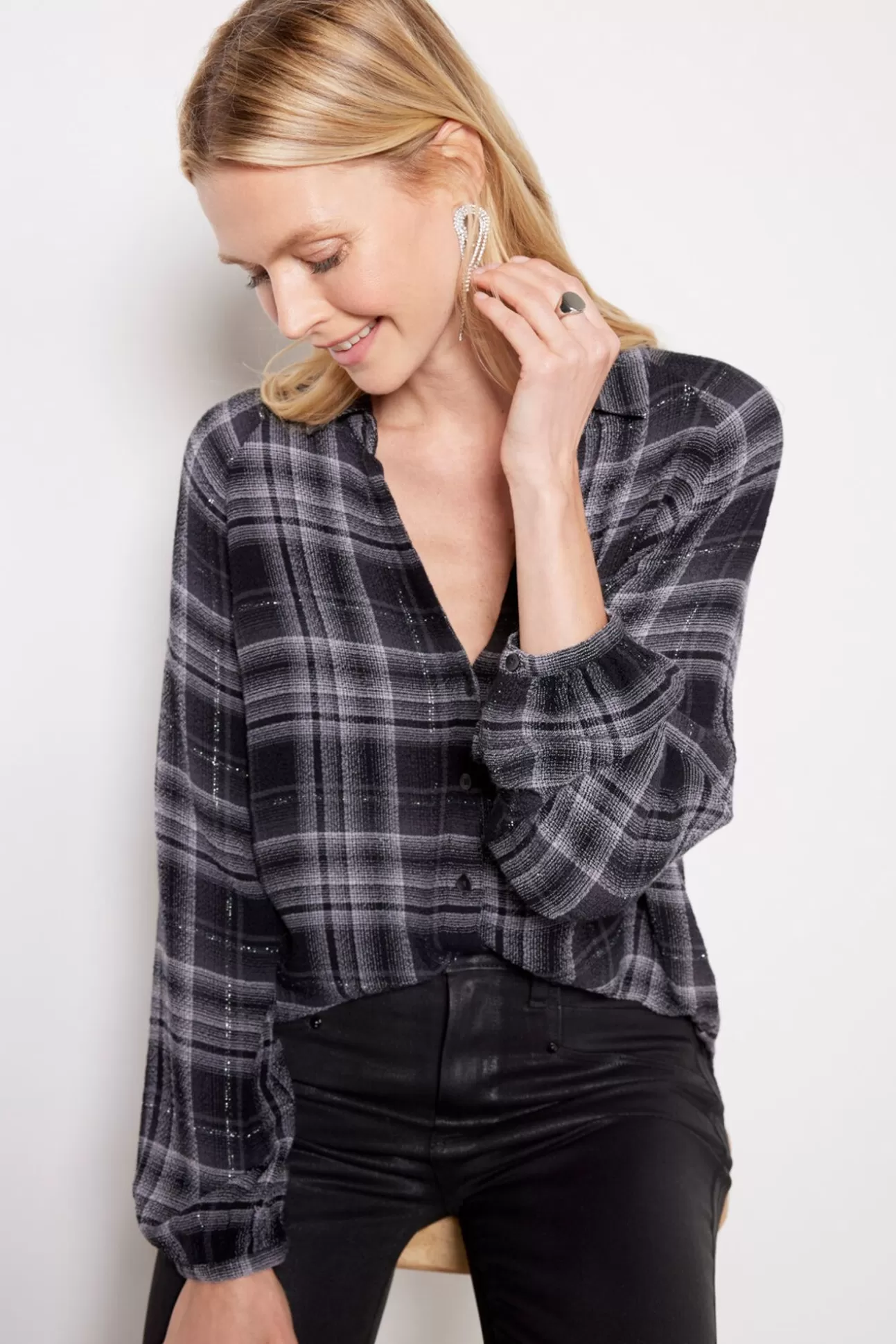 Luxe Plaid Button Down^CLOTH AND STONE Hot