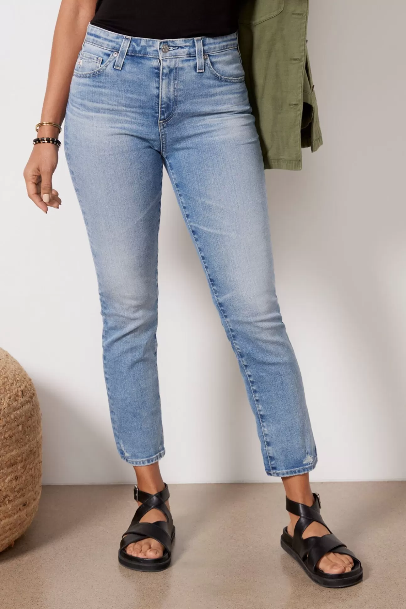 Mari Crop Jean^AG Clearance