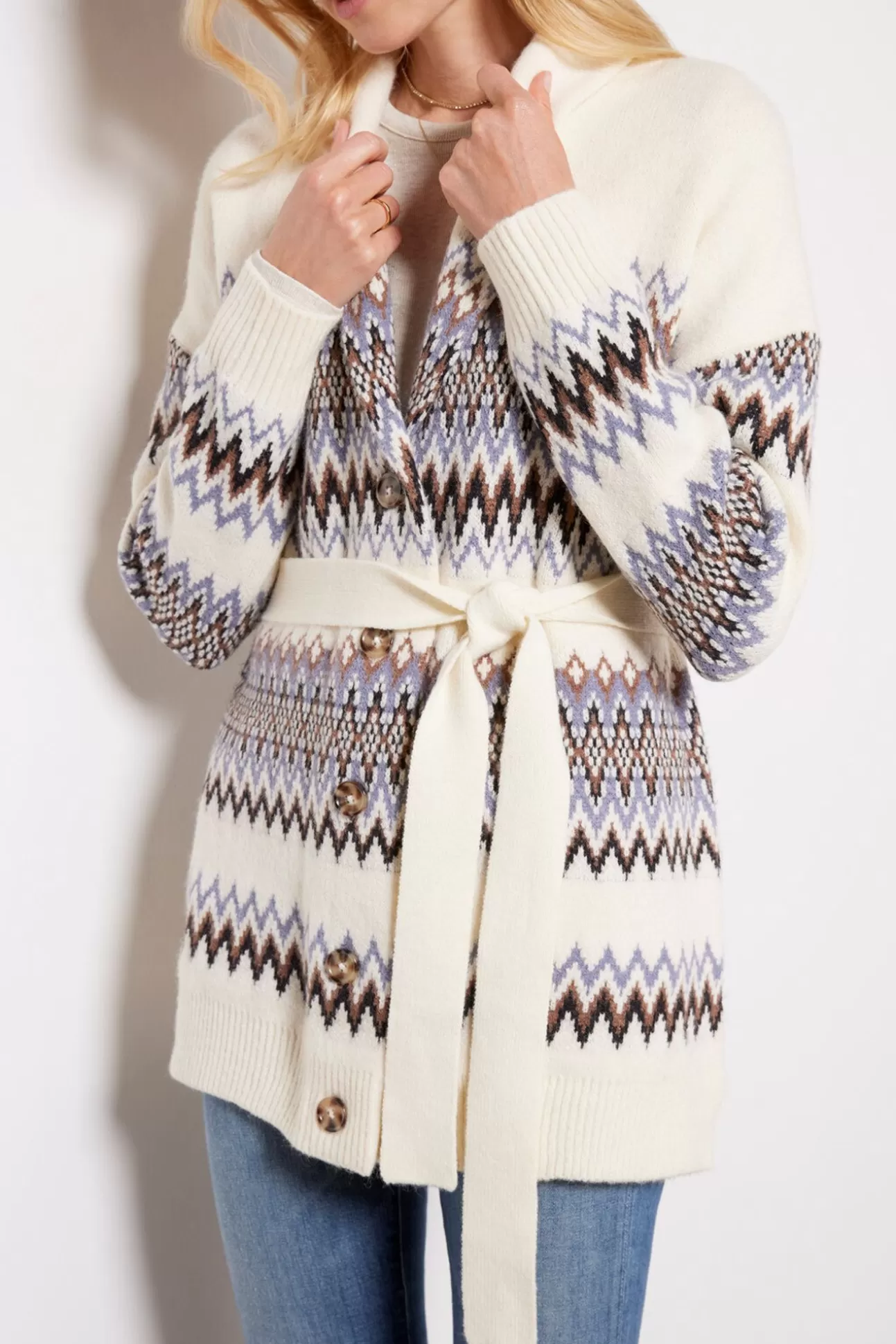 Mari Fair Isle Cardigan^EVEREVE Clearance