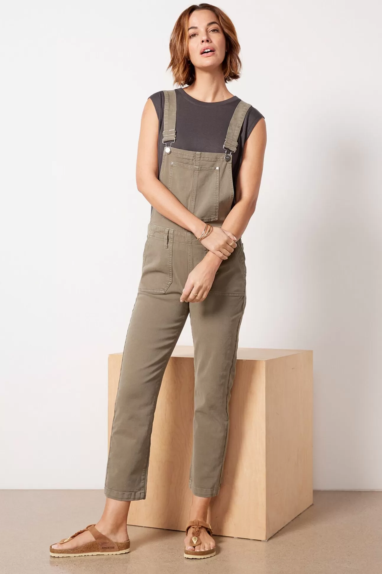 Mayslie Straight Ankle Overall^PAIGE Discount