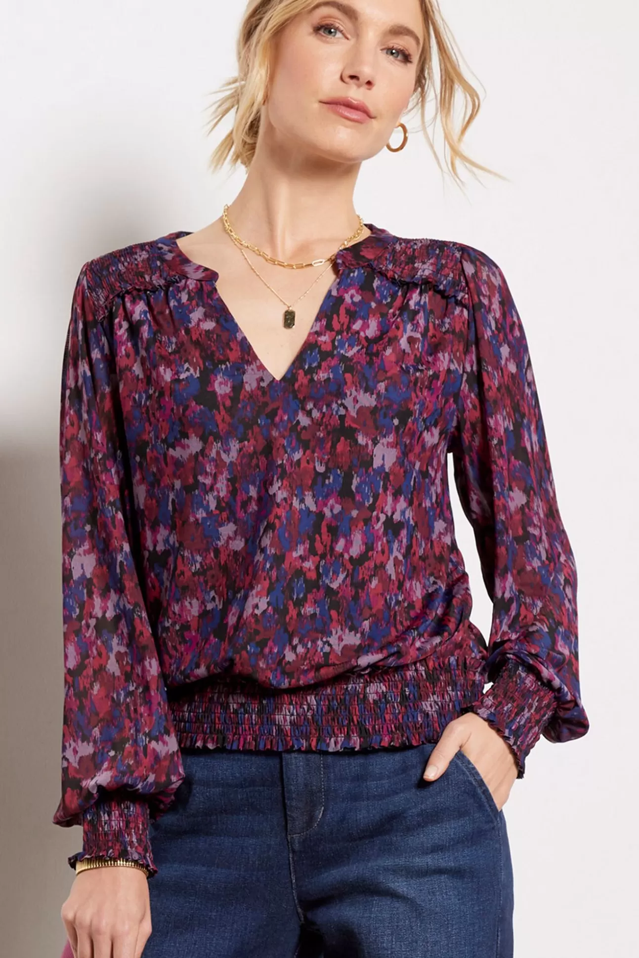 Mckay Printed Mesh Top^EVEREVE Cheap