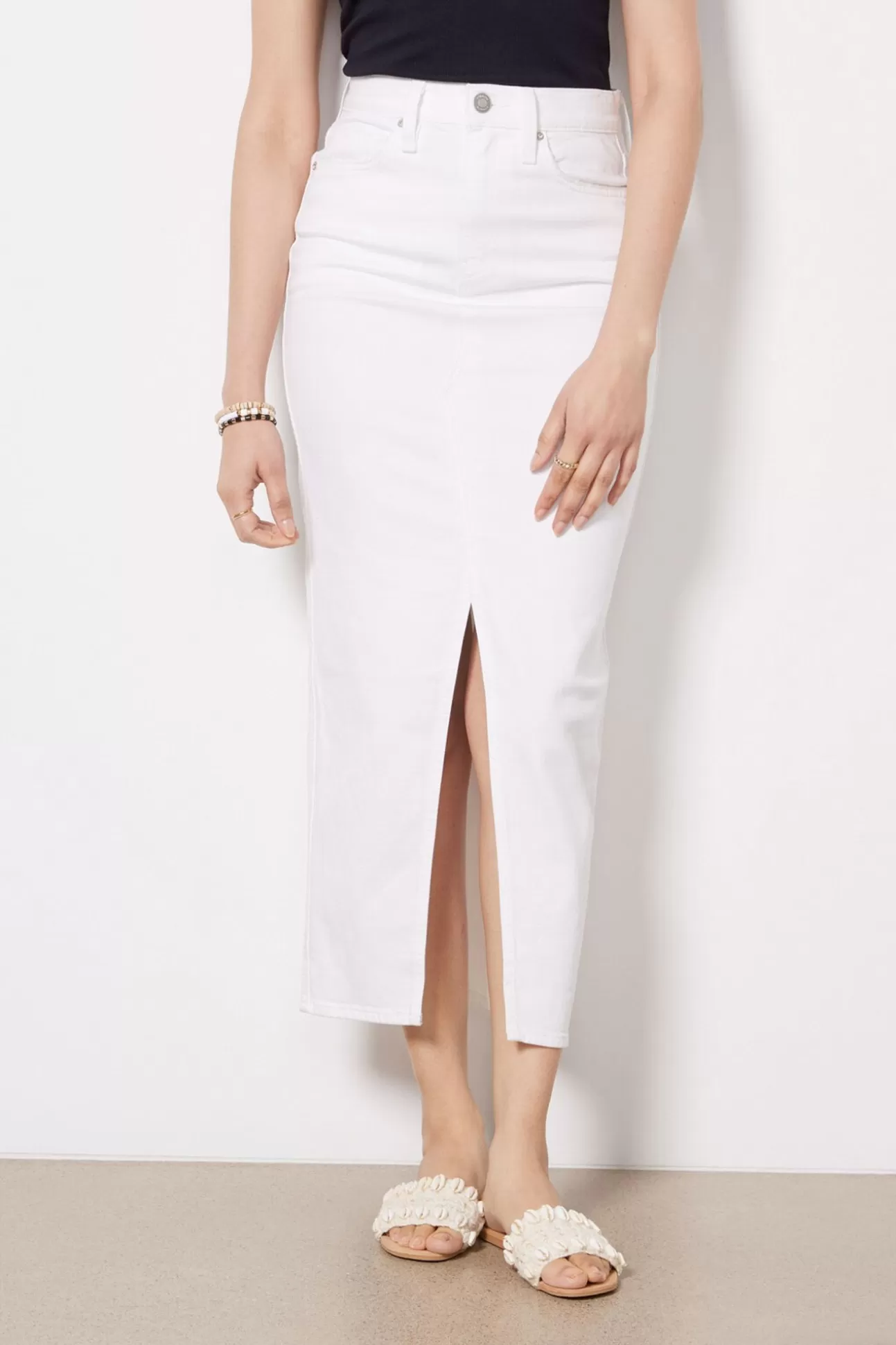 Reconstructed Midi Skirt^HUDSON Best