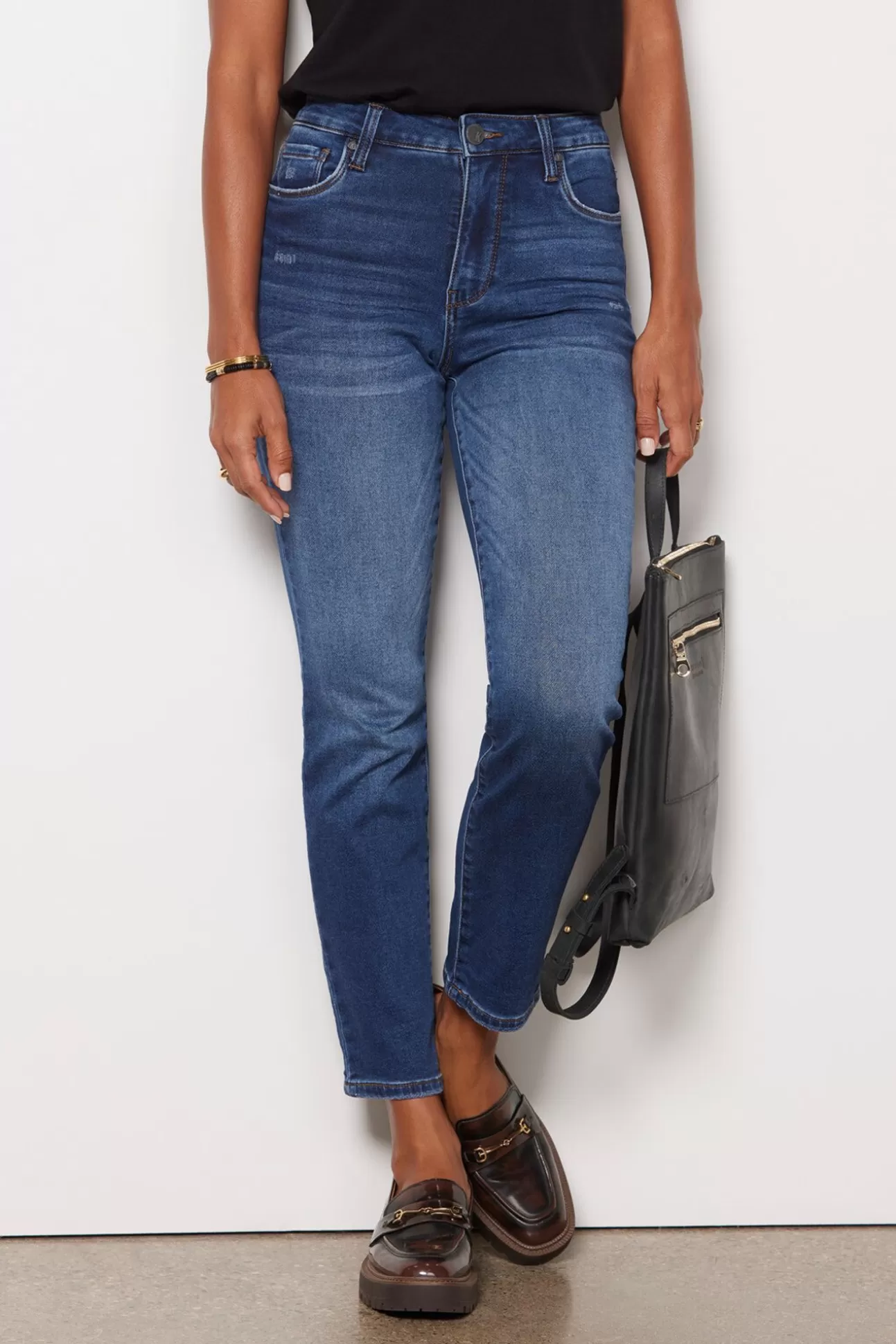 Reese High Rise Fab Straight Full Length Jean^KUT FROM THE KLOTH Cheap