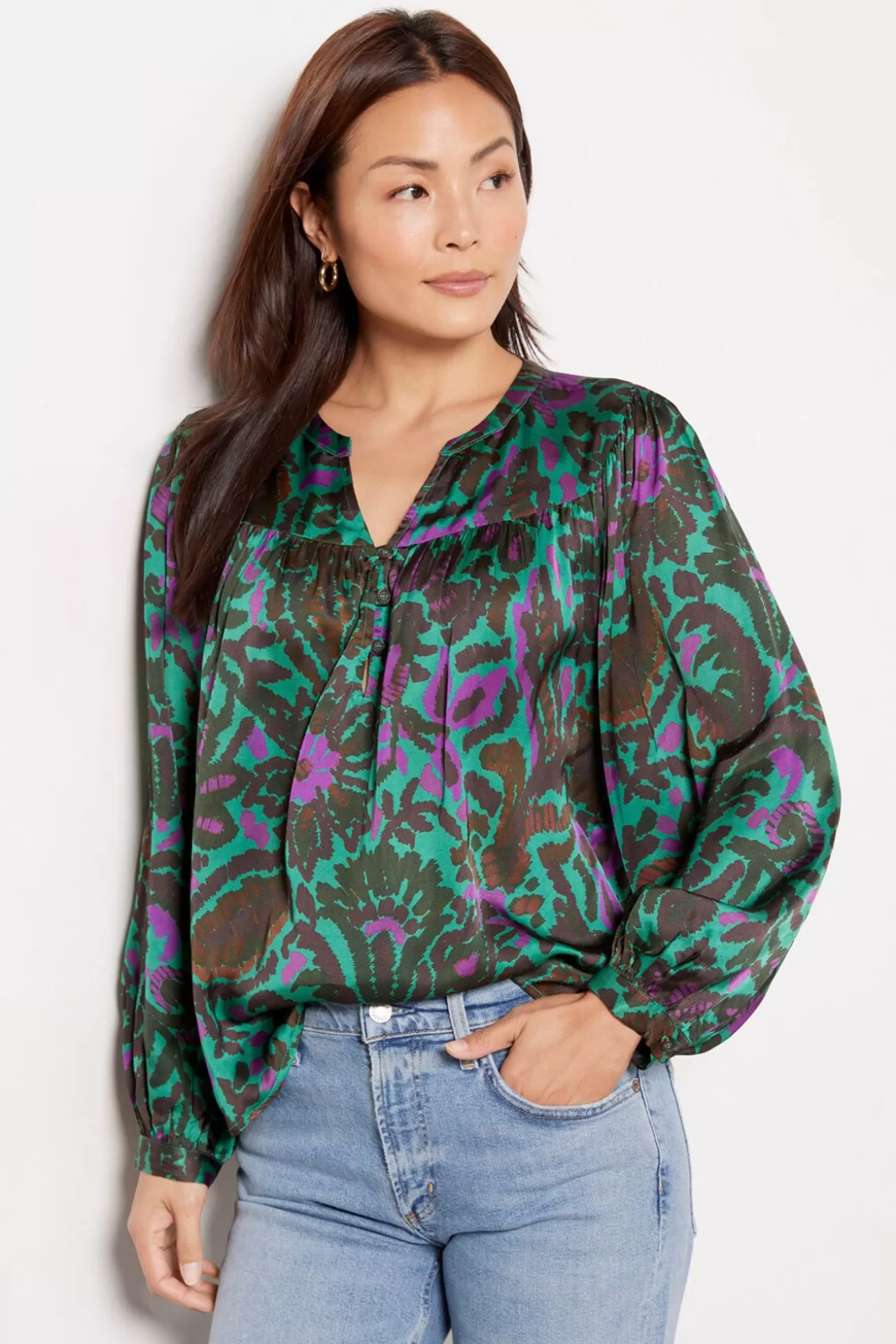 Reeve Satin Blouse^VELVET Clearance