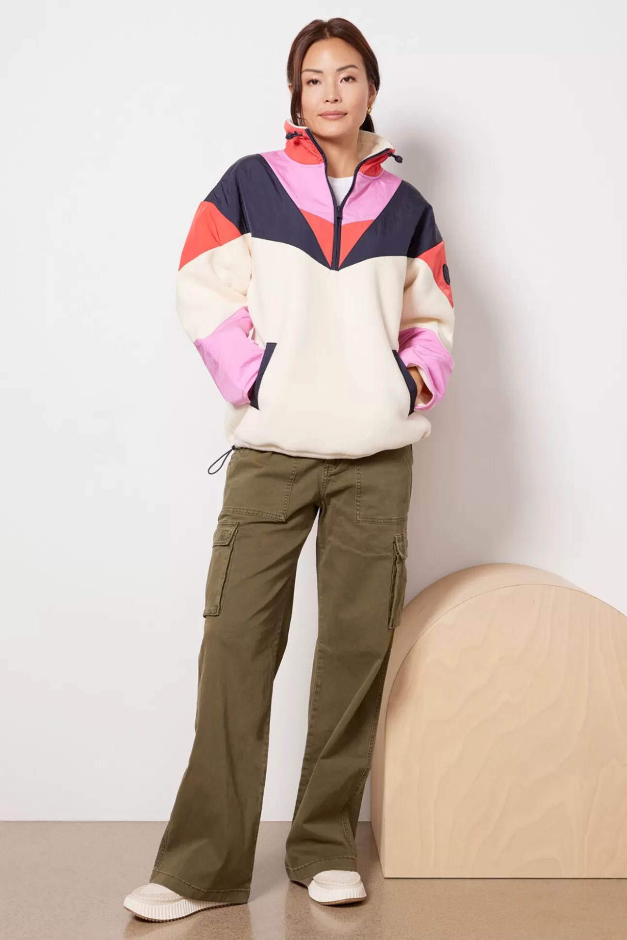 Retrograde Color Block Half Zip^SWEATY BETTY Clearance